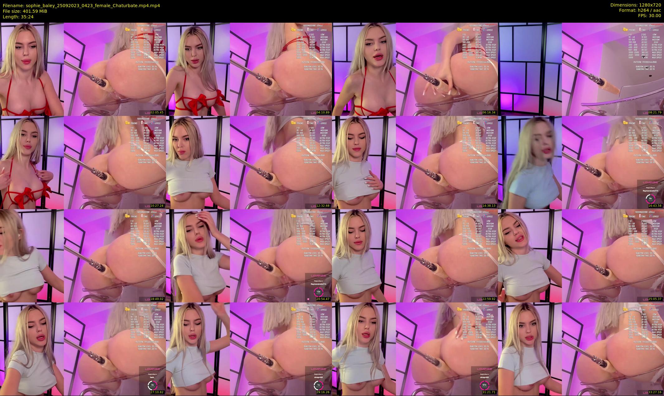 sophie_baley — 36 minute Chaturbate female cam show recording, 720p, Sep 25, 2023