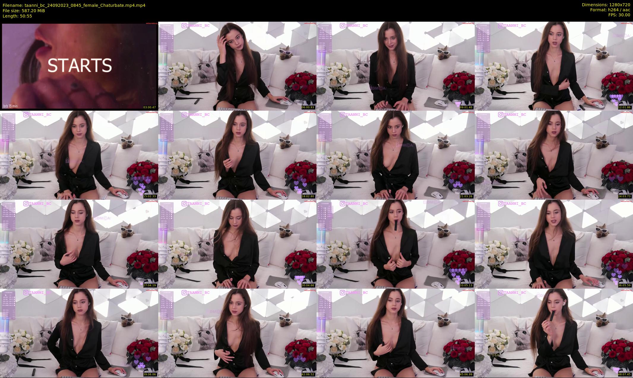 taanni_bc — 51 minute Chaturbate female cam show recording, 720p, Sep 24, 2023