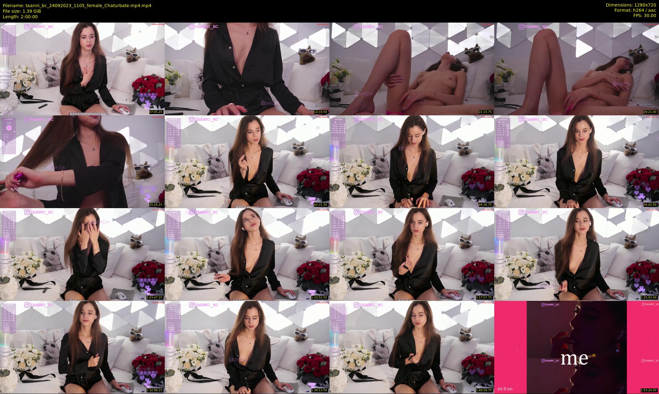 taanni_bc — 120 minute Chaturbate female cam show recording, 720p, Sep 24, 2023