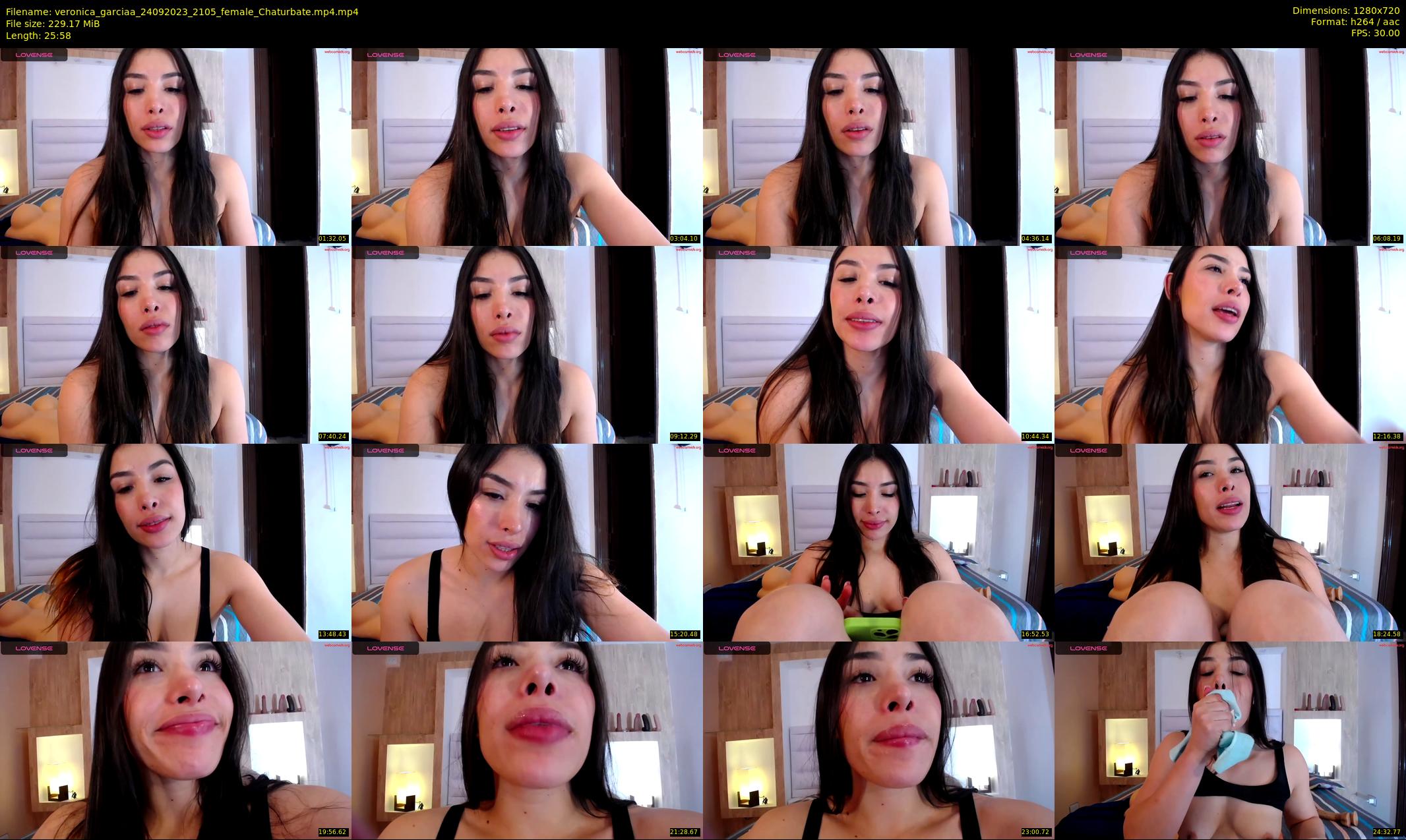 veronica_garciaa — 26 minute Chaturbate female cam show recording, 720p, Sep 24, 2023