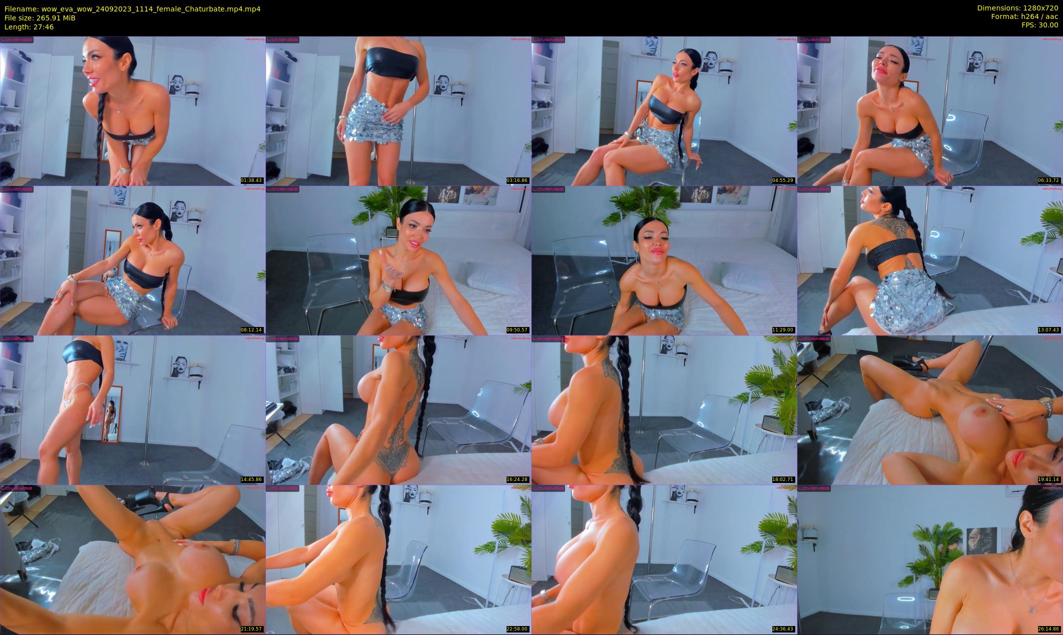 wow_eva_wow — 28 minute Chaturbate female cam show recording, 720p, Sep 24, 2023