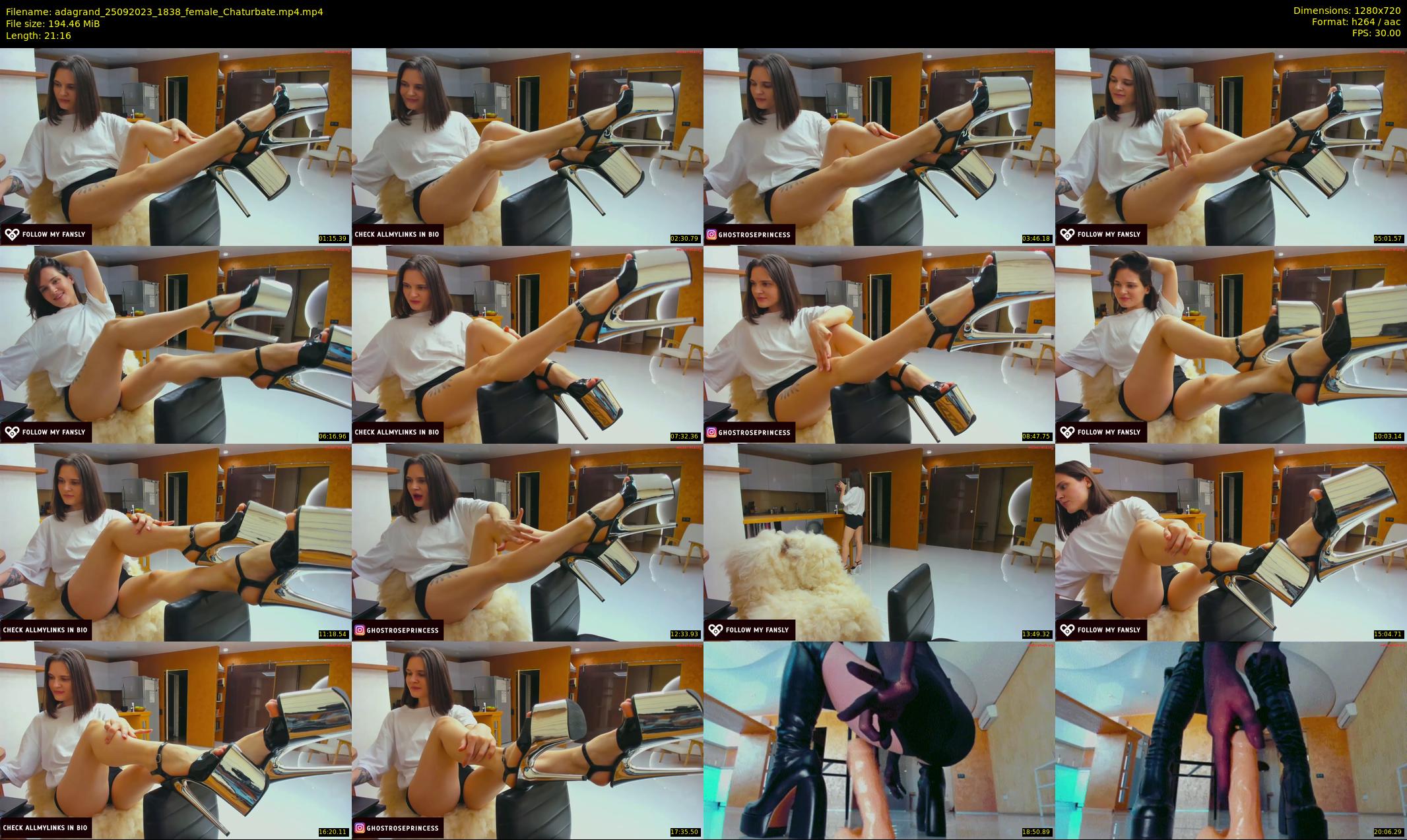 adagrand — 22 minute Chaturbate female cam show recording, 720p, Sep 25, 2023
