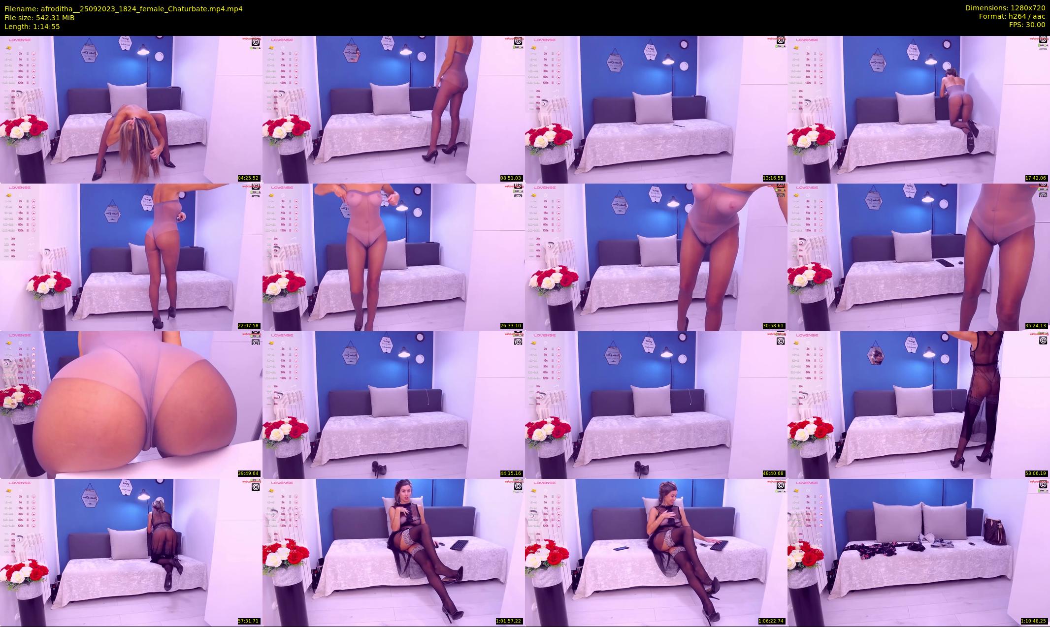 afroditha_ — 75 minute Chaturbate female cam show recording, 720p, Sep 25, 2023