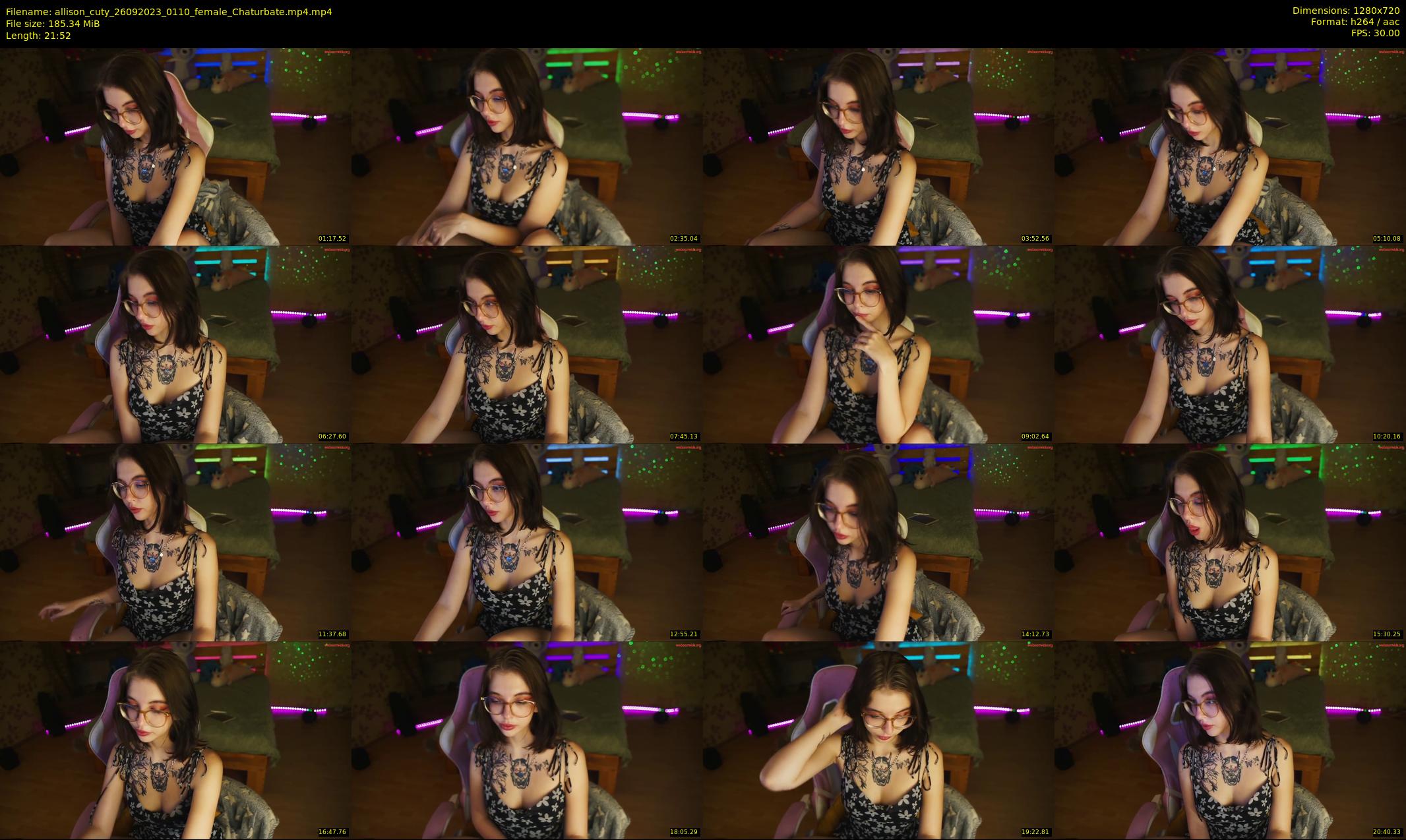 allison_cuty — 22 minute Chaturbate female cam show recording, 720p, Sep 26, 2023
