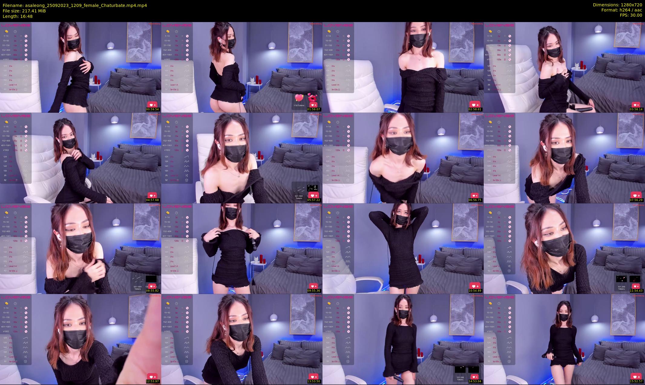 asaleong — 17 minute Chaturbate female cam show recording, 720p, Sep 25, 2023