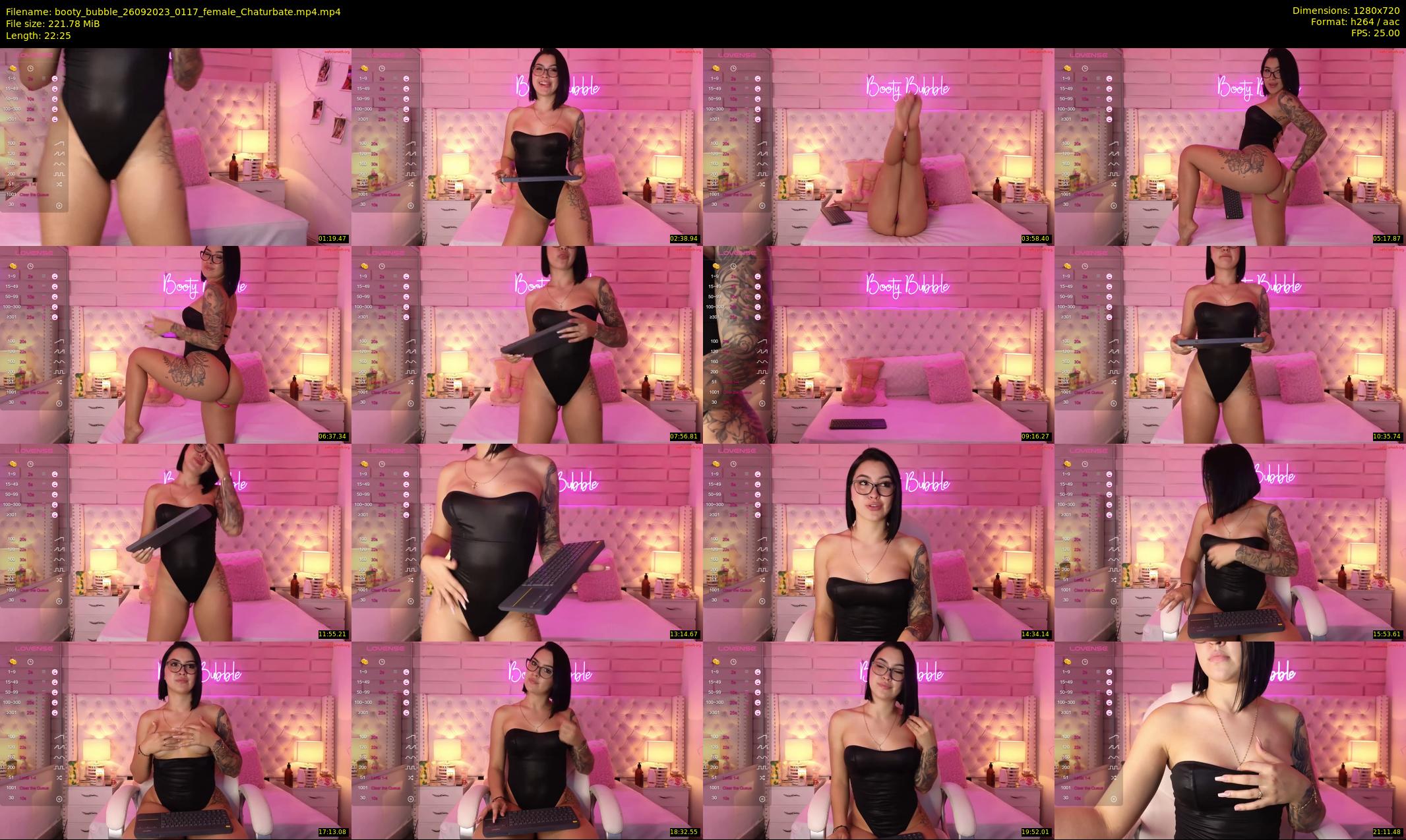 booty_bubble — 23 minute Chaturbate female cam show recording, 720p, Sep 26, 2023