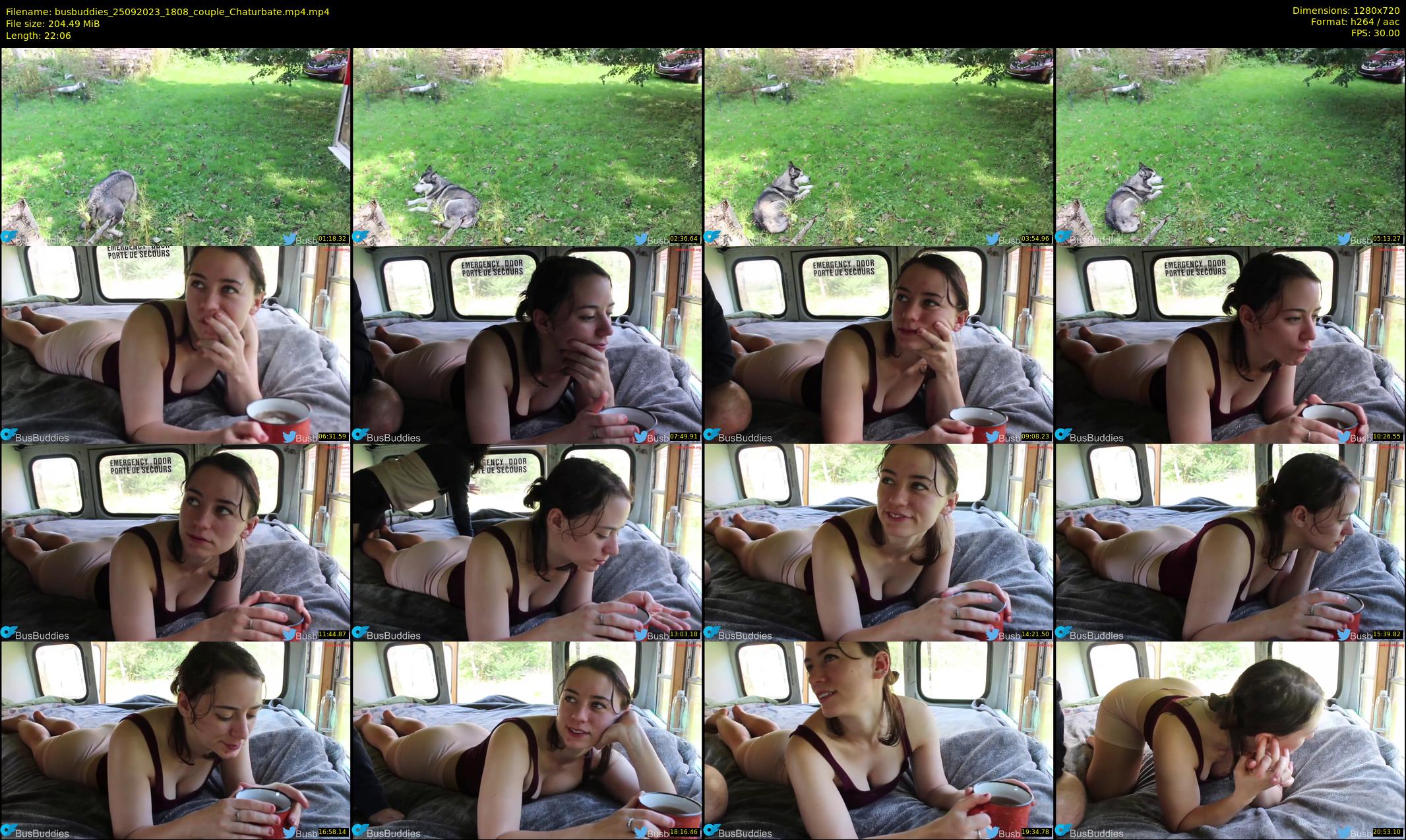 busbuddies — 23 minute Chaturbate couple cam show recording, 720p, Sep 25, 2023