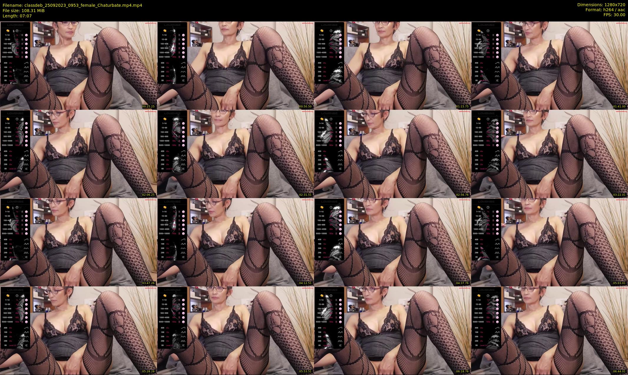 classdeb — 8 minute Chaturbate female cam show recording, 720p, Sep 25, 2023