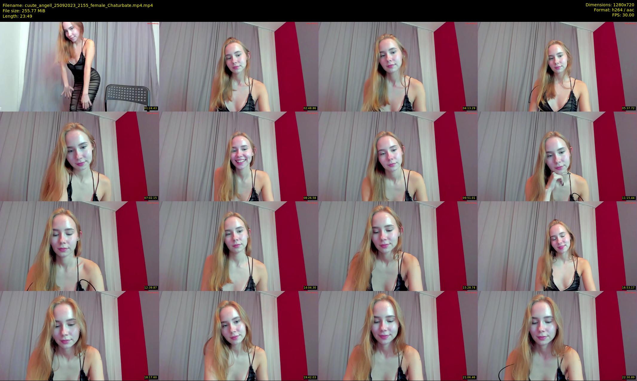cuute_angell — 24 minute Chaturbate female cam show recording, 720p, Sep 25, 2023