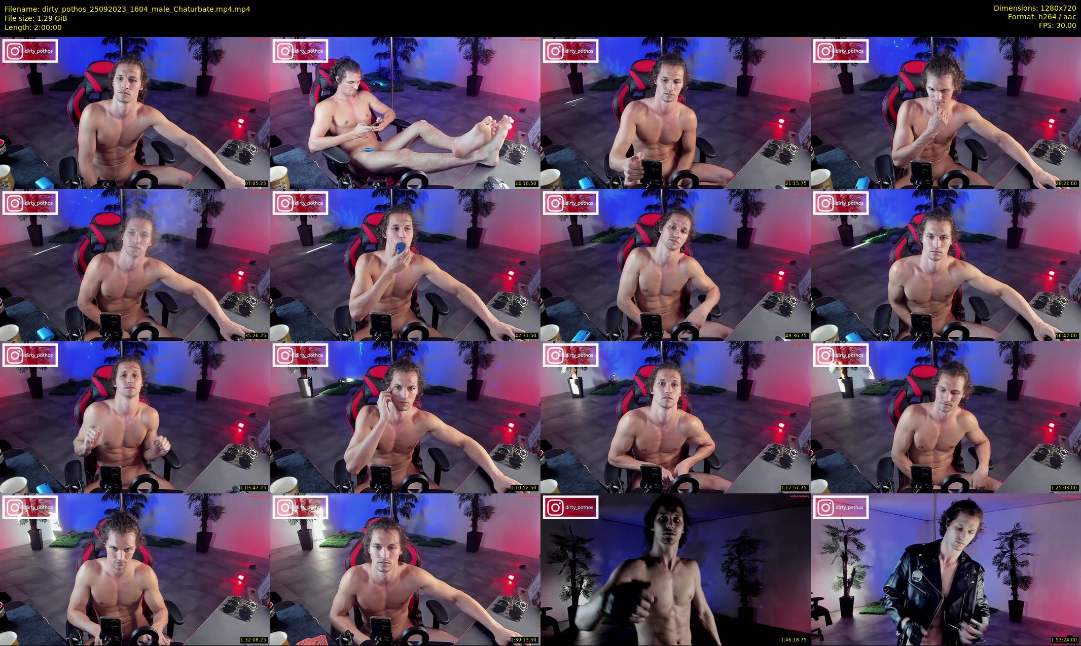 dirty_pothos — 120 minute Chaturbate male cam show recording, 720p, Sep 25, 2023