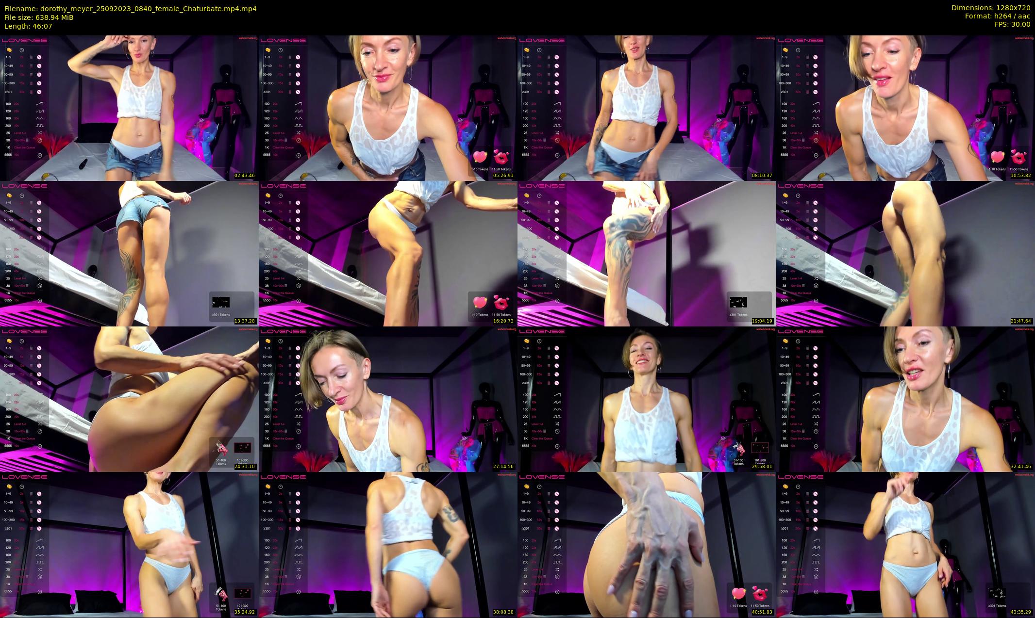 dorothy_meyer — 47 minute Chaturbate female cam show recording, 720p, Sep 25, 2023