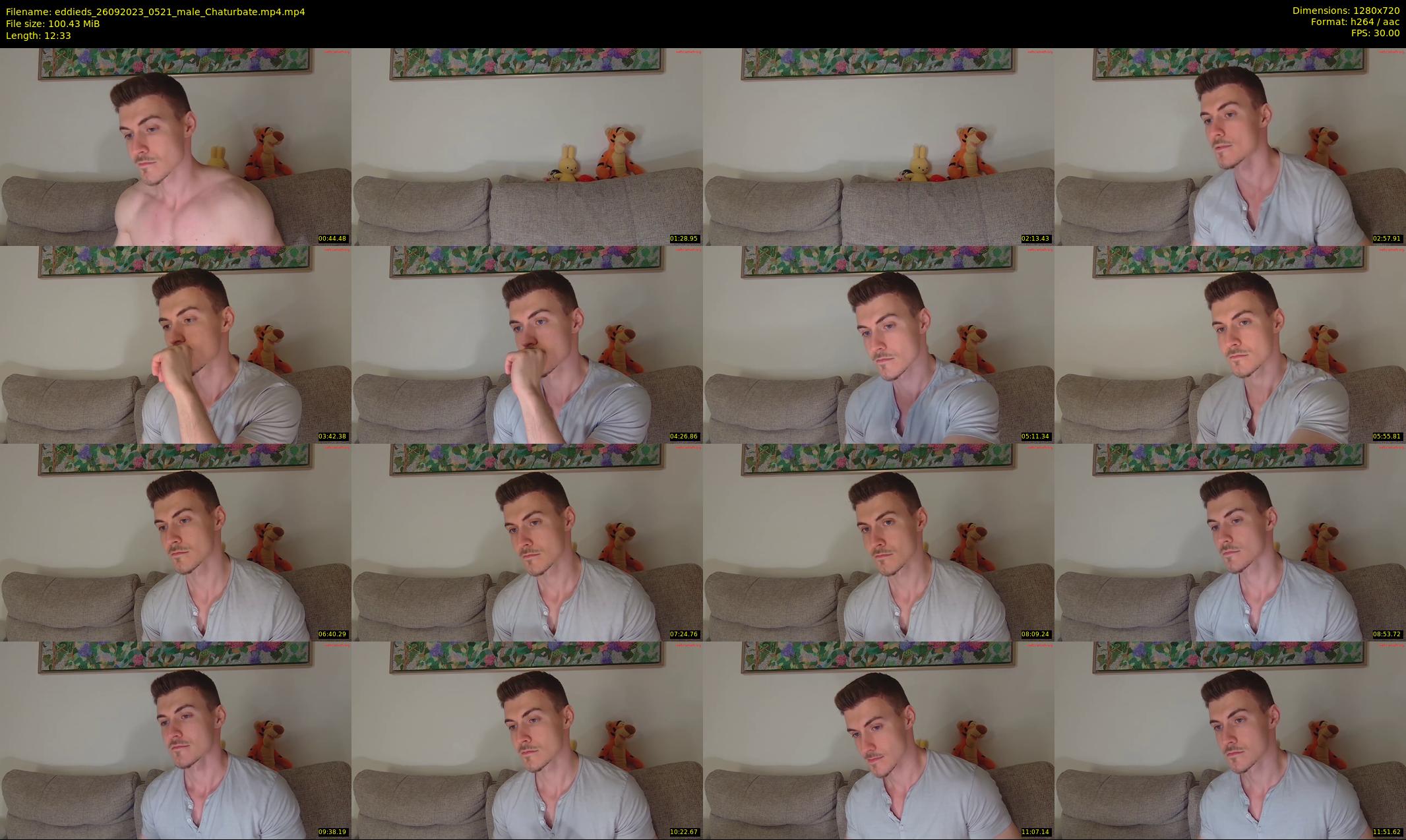 eddieds — 13 minute Chaturbate male cam show recording, 720p, Sep 26, 2023