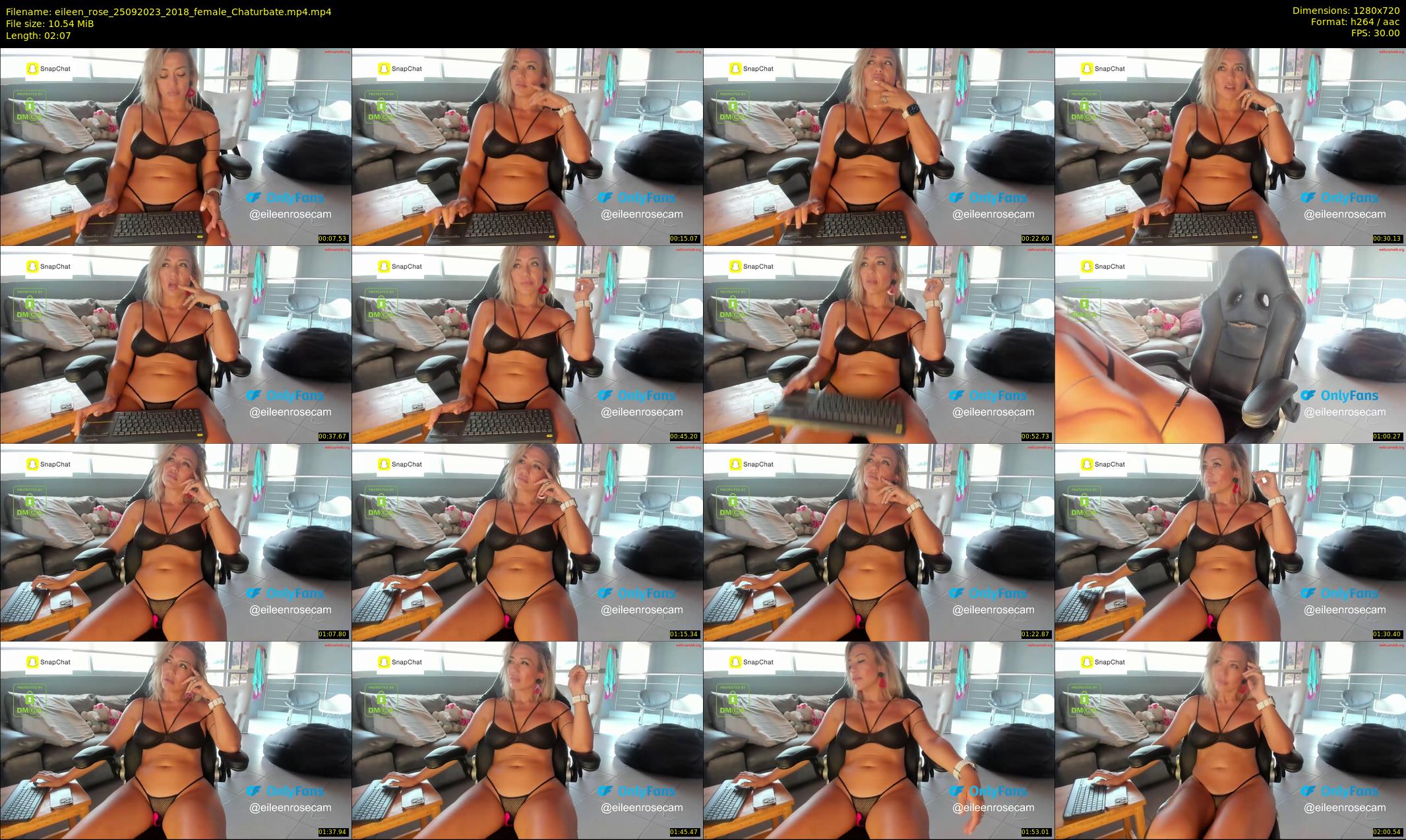 eileen_rose — 3 minute Chaturbate female cam show recording, 720p, Sep 25, 2023