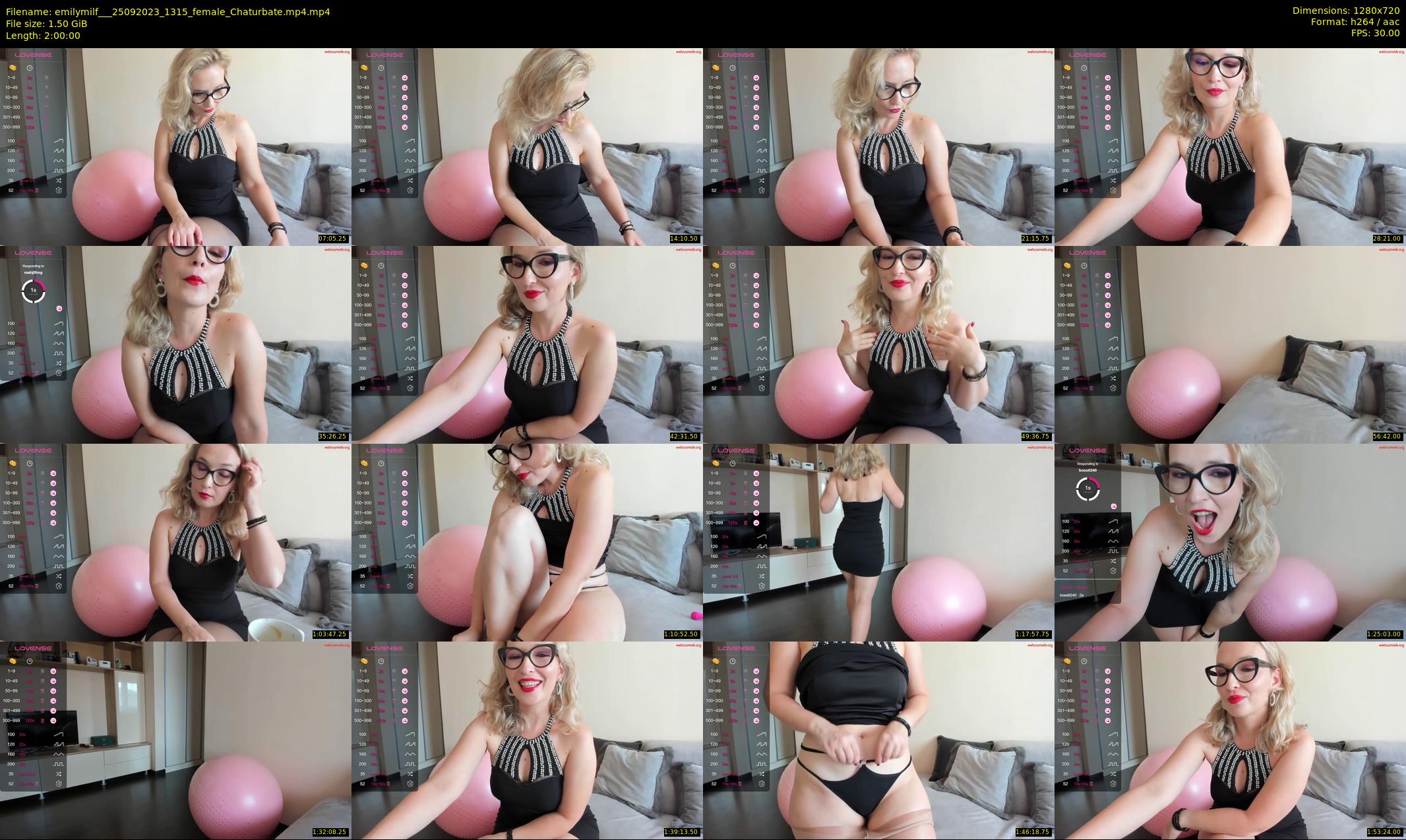 emilymilf__ — 120 minute Chaturbate female cam show recording, 720p, Sep 25, 2023