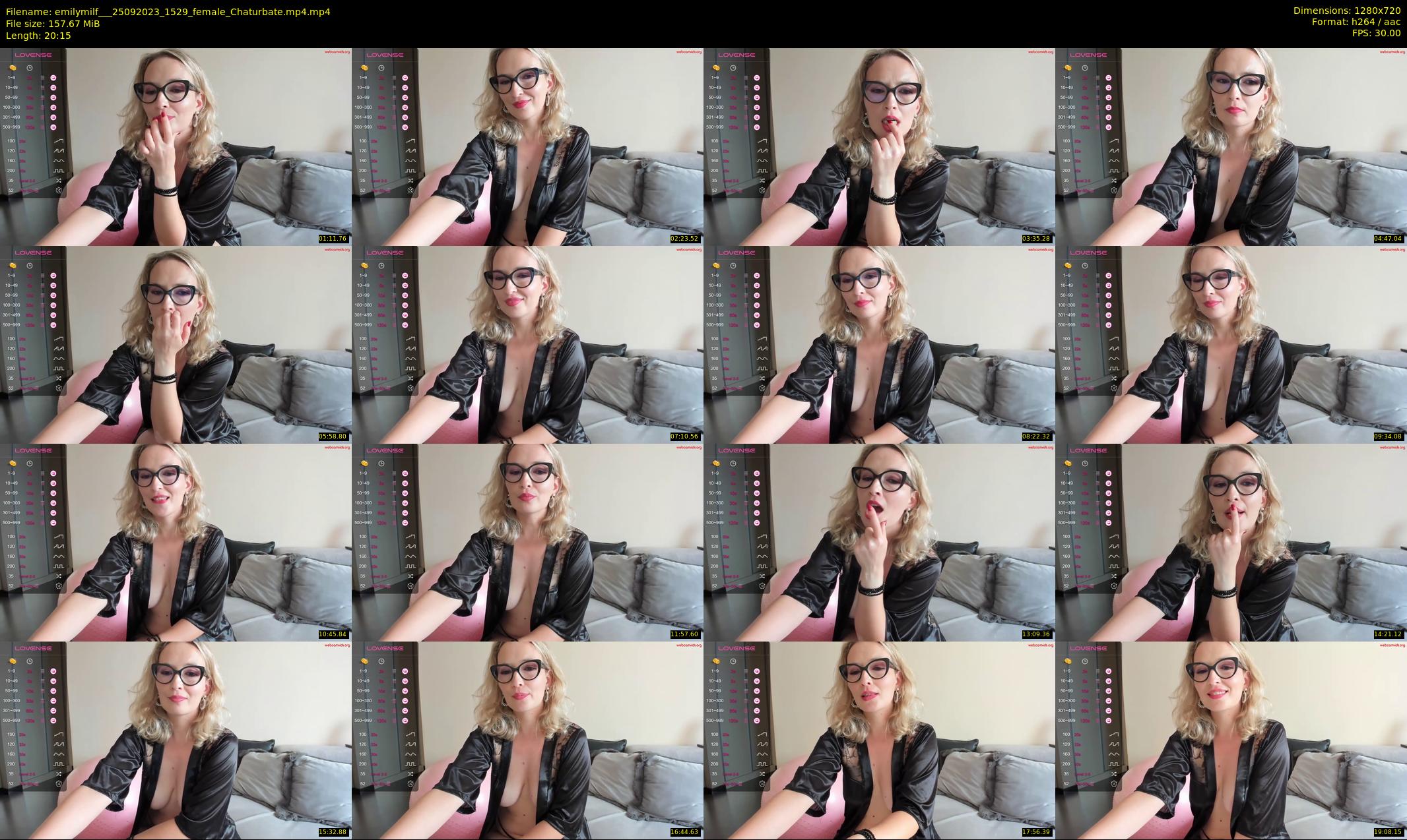emilymilf__ — 21 minute Chaturbate female cam show recording, 720p, Sep 25, 2023
