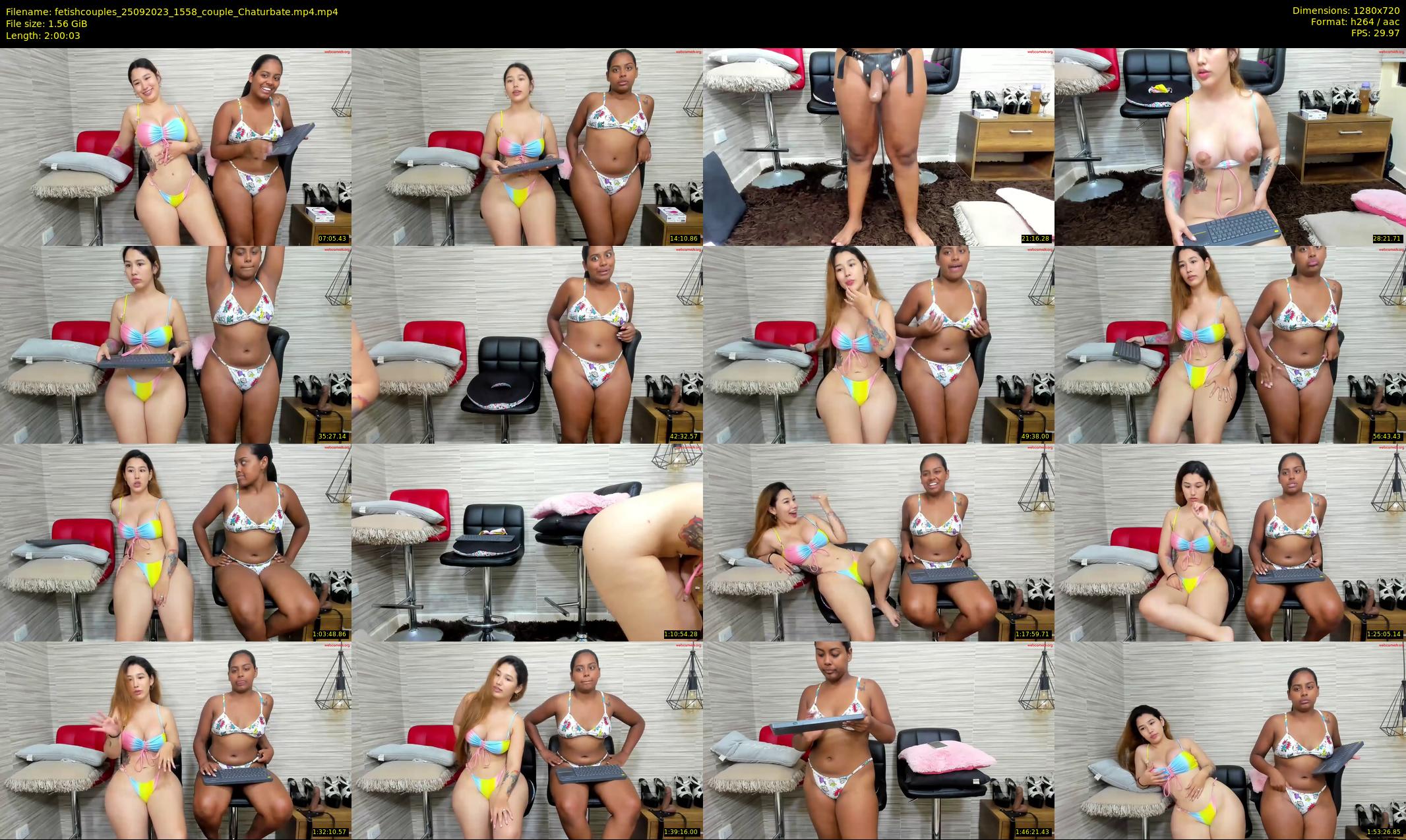 fetishcouples — 121 minute Chaturbate couple cam show recording, 720p, Sep 25, 2023