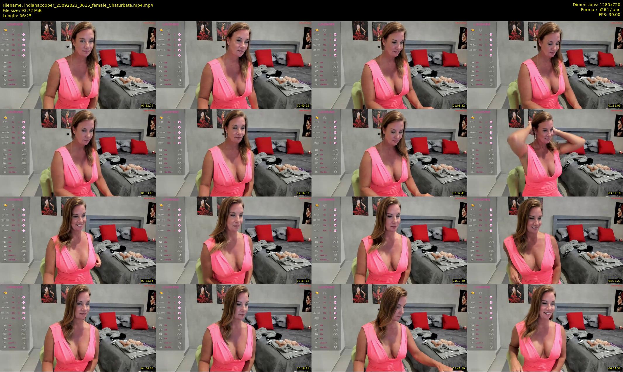 indianacooper — 7 minute Chaturbate female cam show recording, 720p, Sep 25, 2023