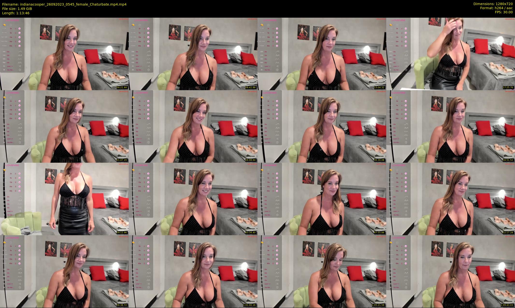 indianacooper — 74 minute Chaturbate female cam show recording, 720p, Sep 26, 2023