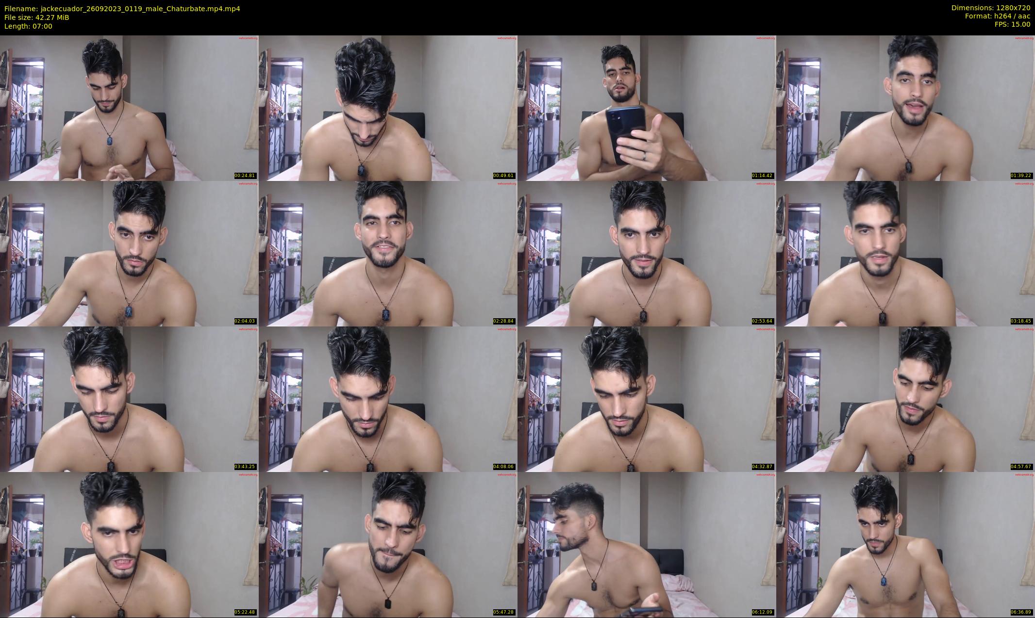 jackecuador — 7 minute Chaturbate male cam show recording, 720p, Sep 26, 2023