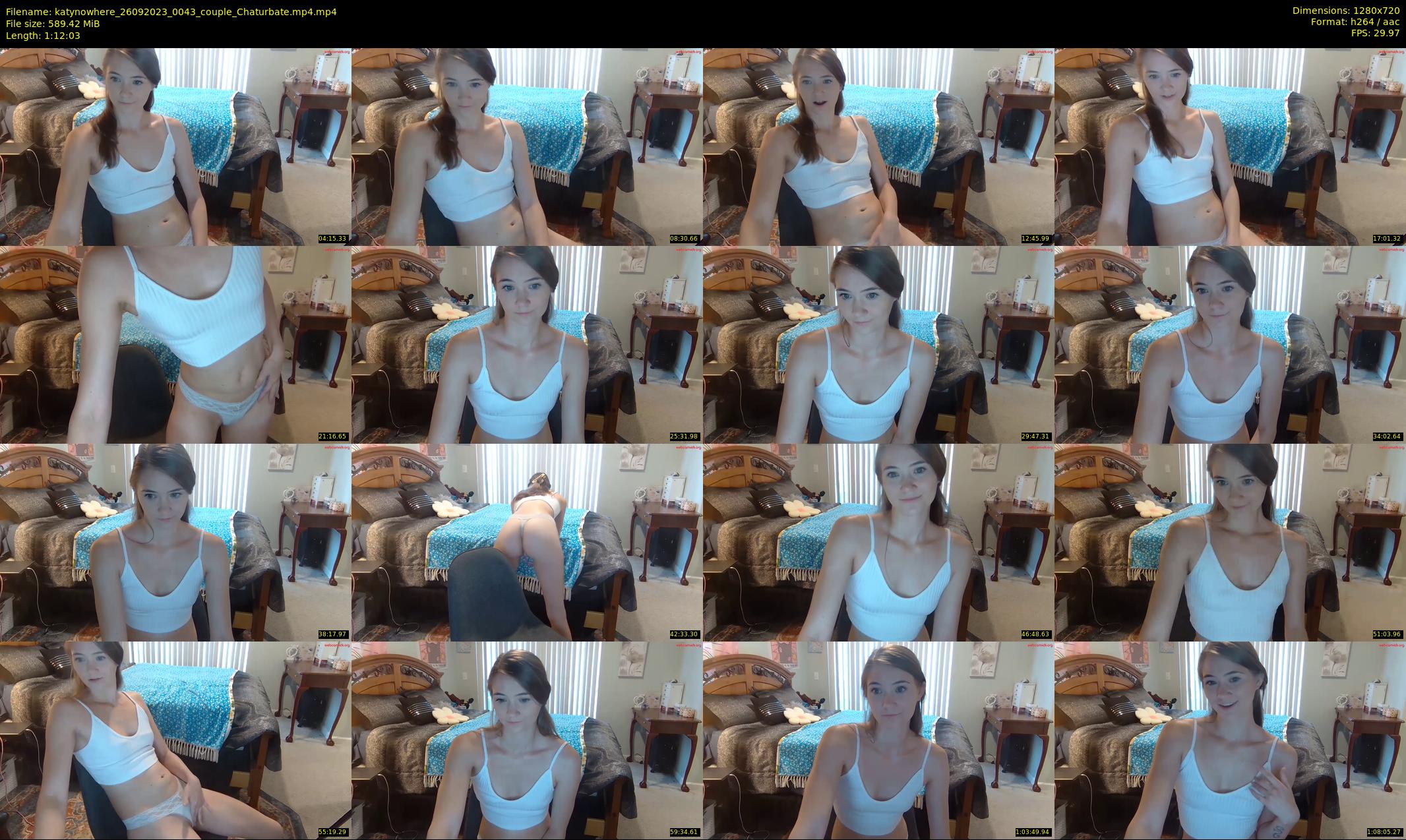katynowhere — 73 minute Chaturbate female cam show recording, 720p, Sep 26, 2023