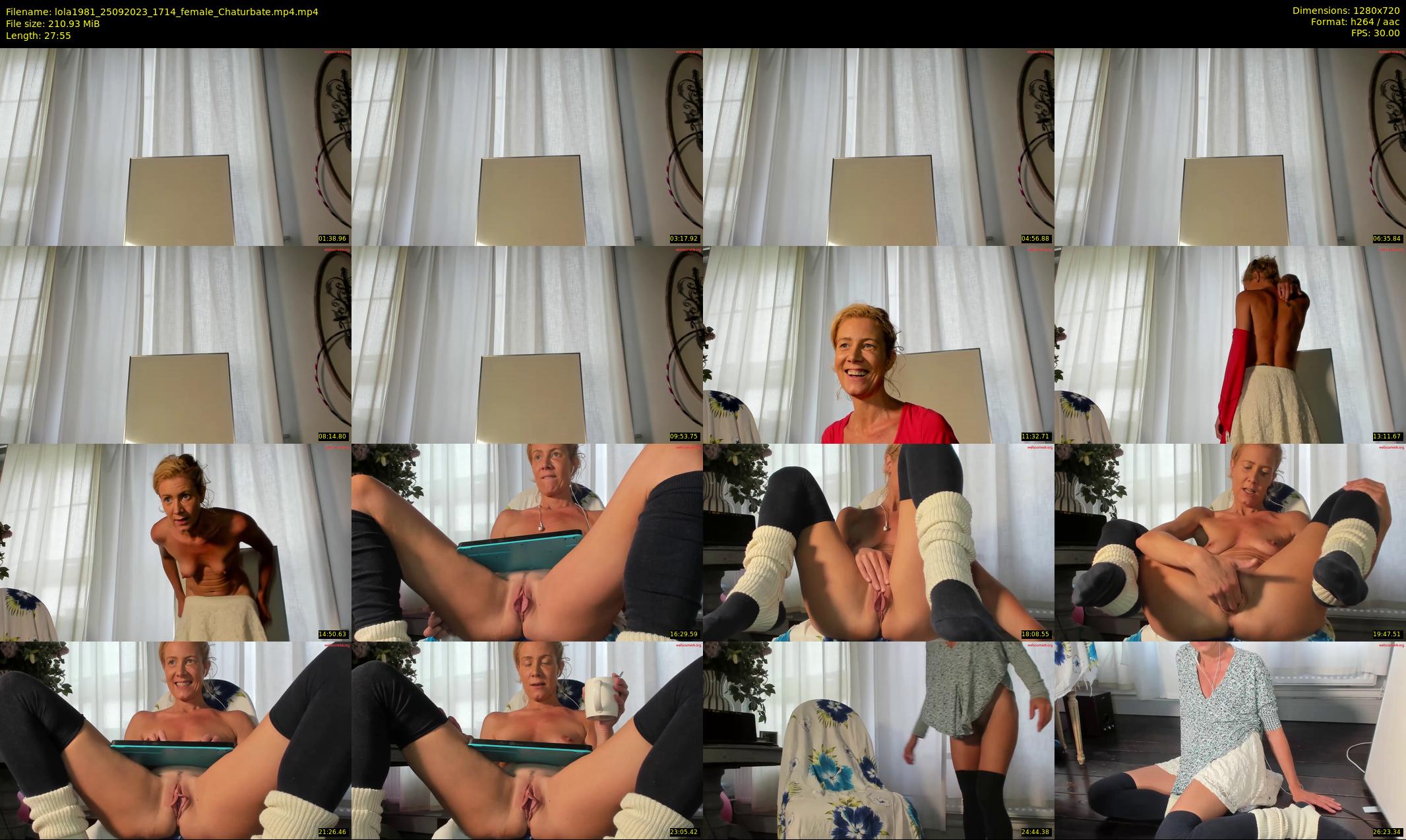 lola1981 — 28 minute Chaturbate female cam show recording, 720p, Sep 25, 2023