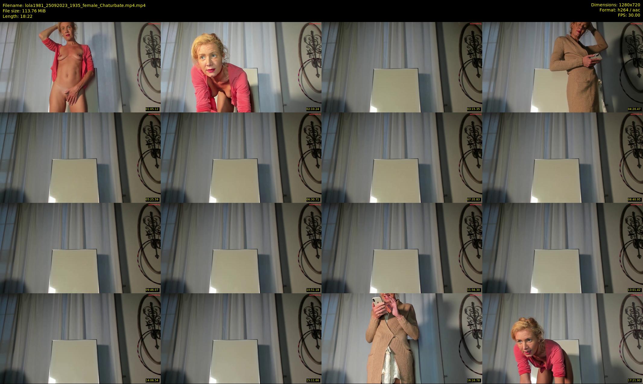 lola1981 — 19 minute Chaturbate female cam show recording, 720p, Sep 25, 2023