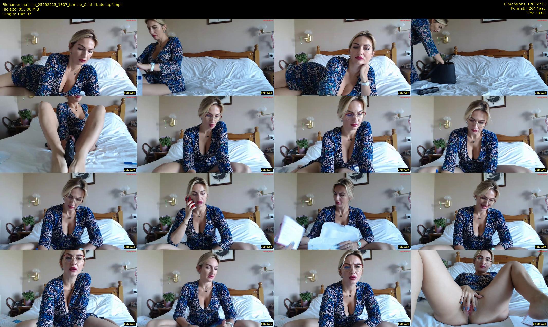 mallinia — 66 minute Chaturbate female cam show recording, 720p, Sep 25, 2023
