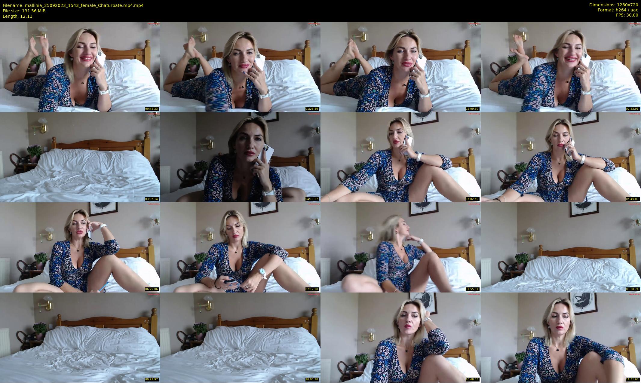mallinia — 13 minute Chaturbate female cam show recording, 720p, Sep 25, 2023