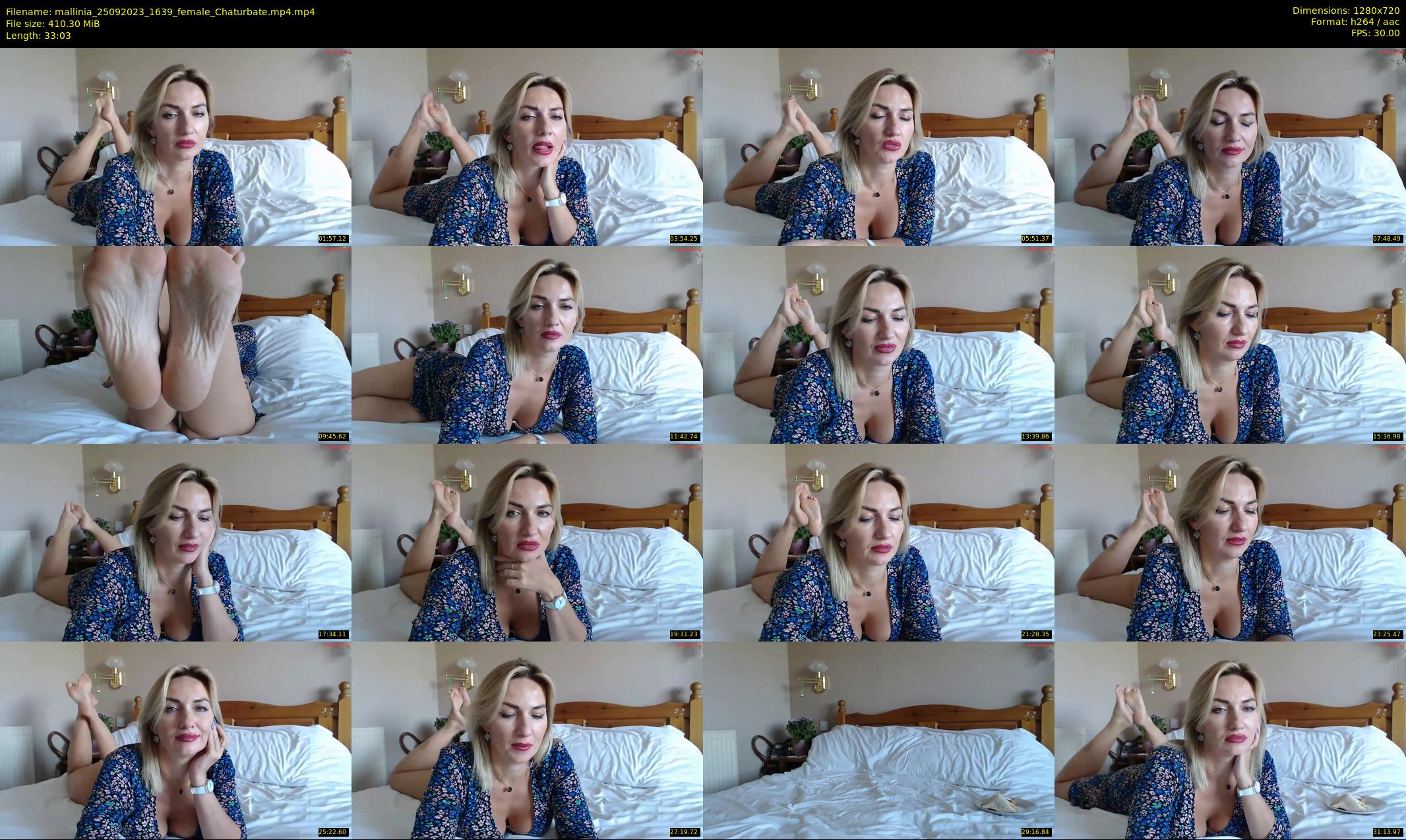 mallinia — 34 minute Chaturbate female cam show recording, 720p, Sep 25, 2023