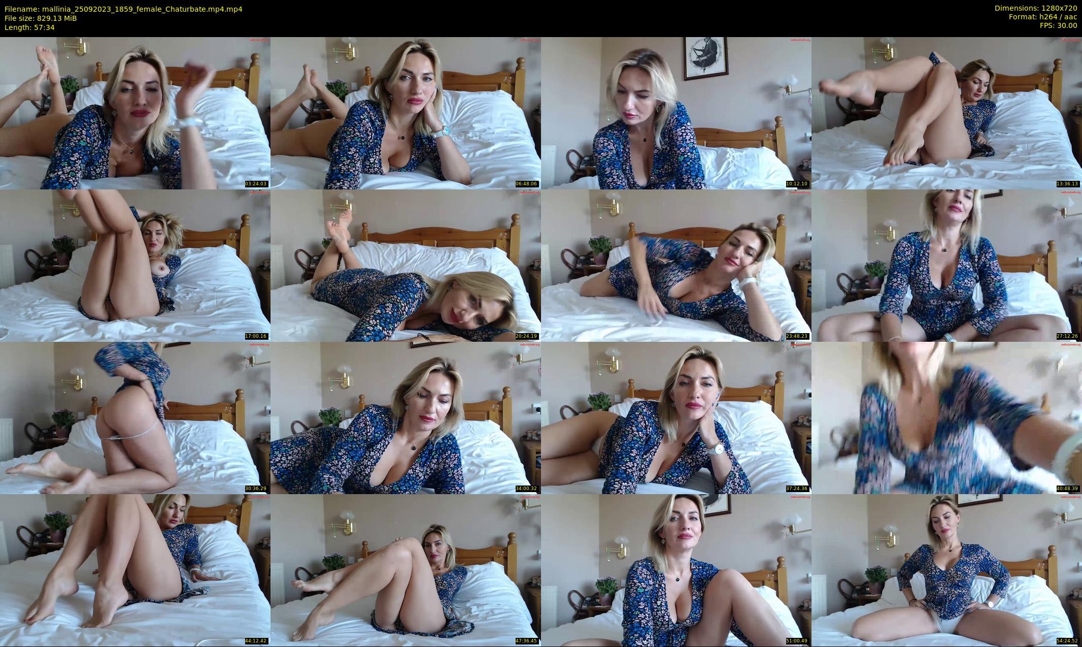 mallinia — 58 minute Chaturbate female cam show recording, 720p, Sep 25, 2023