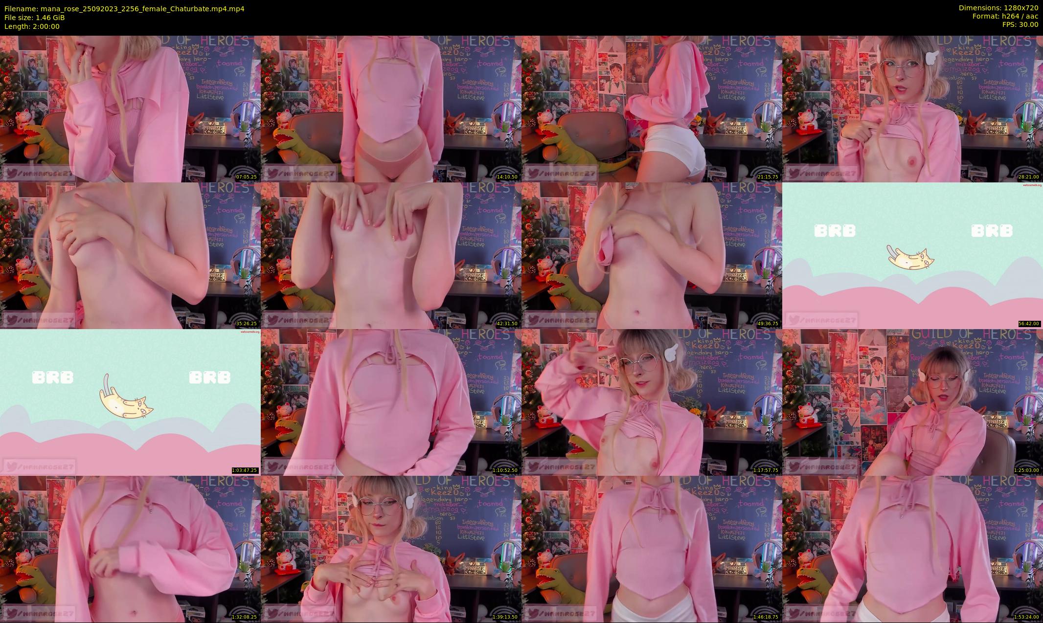 mana_rose — 120 minute Chaturbate female cam show recording, 720p, Sep 25, 2023