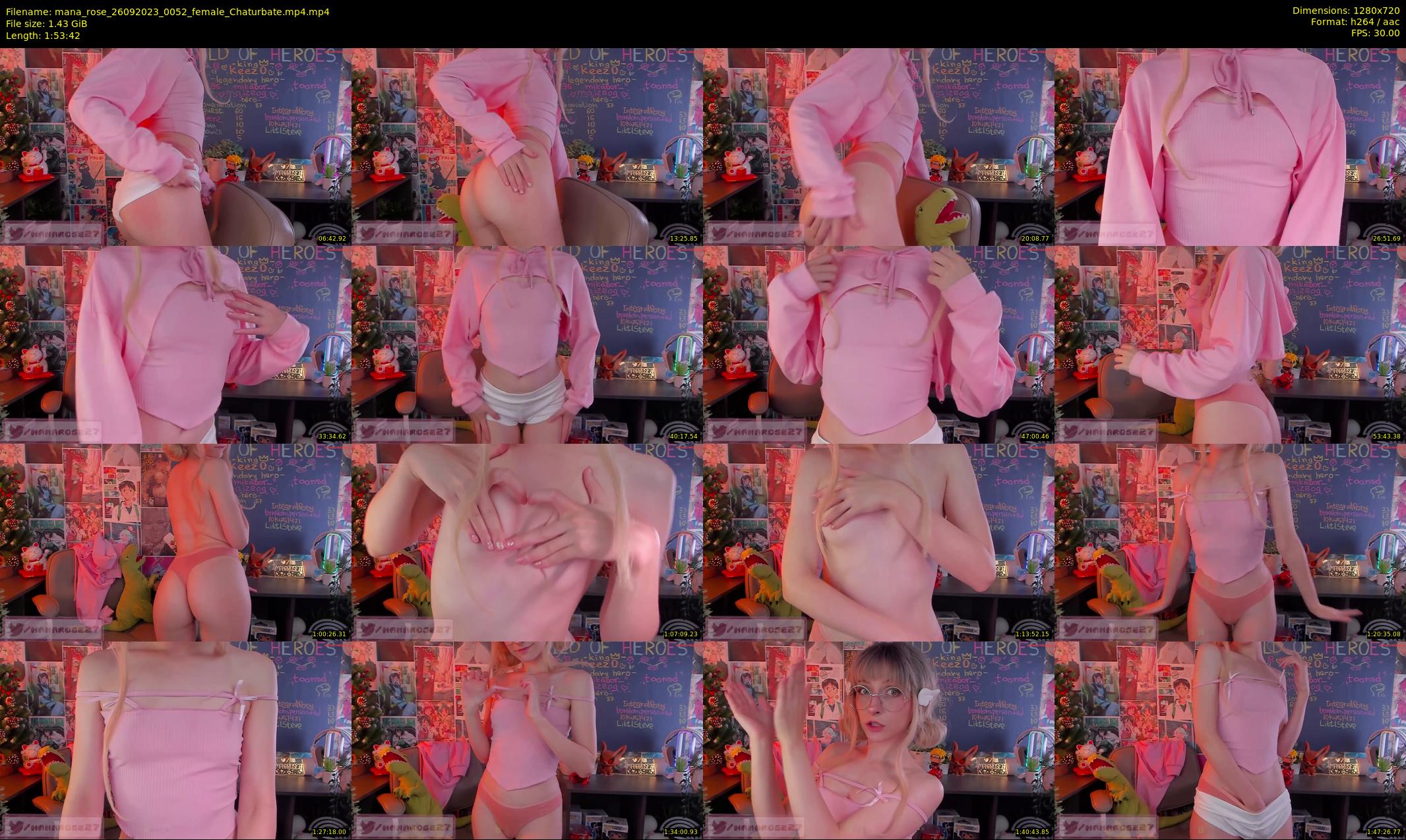 mana_rose — 114 minute Chaturbate female cam show recording, 720p, Sep 26, 2023