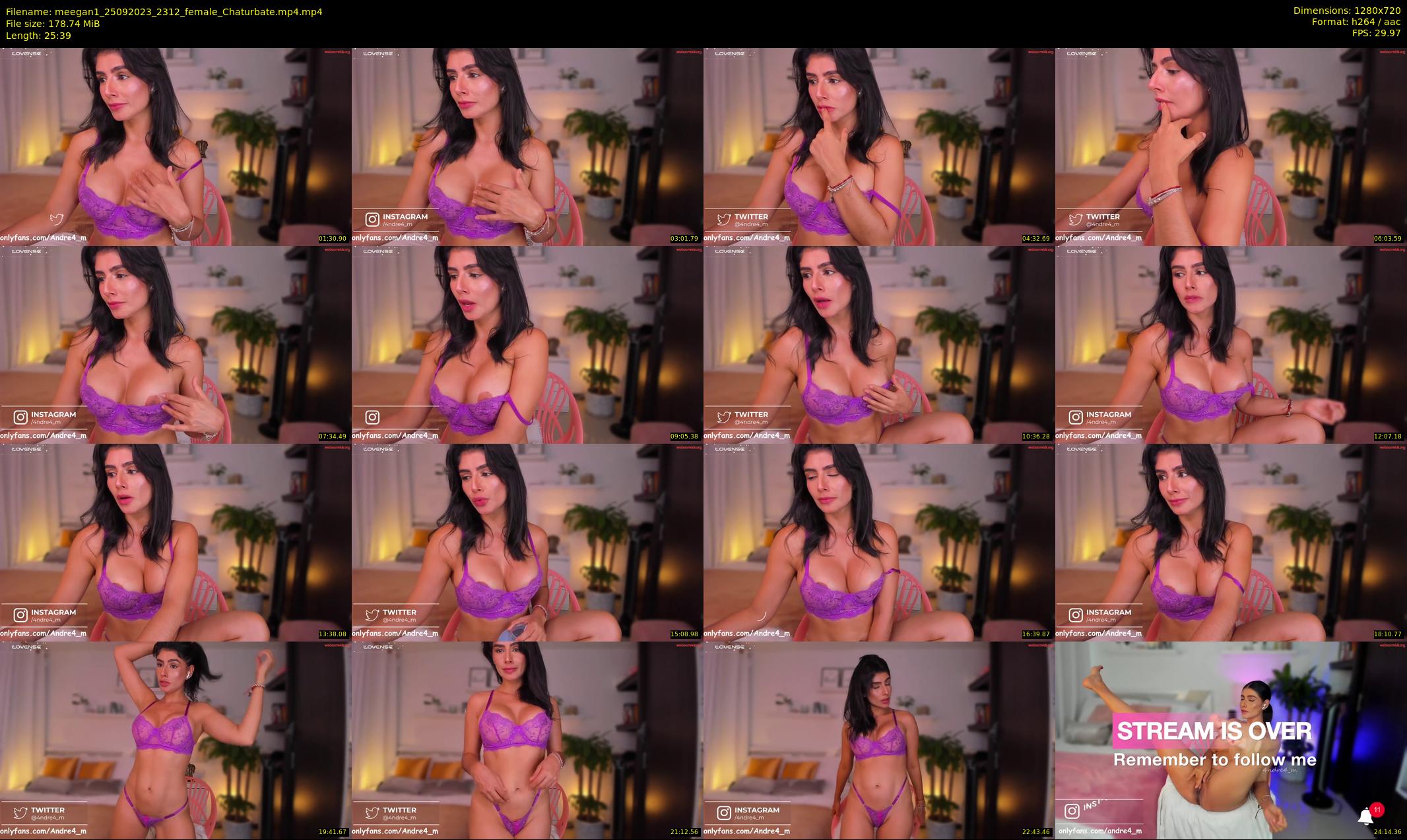 meegan1 — 26 minute Chaturbate female cam show recording, 720p, Sep 25, 2023
