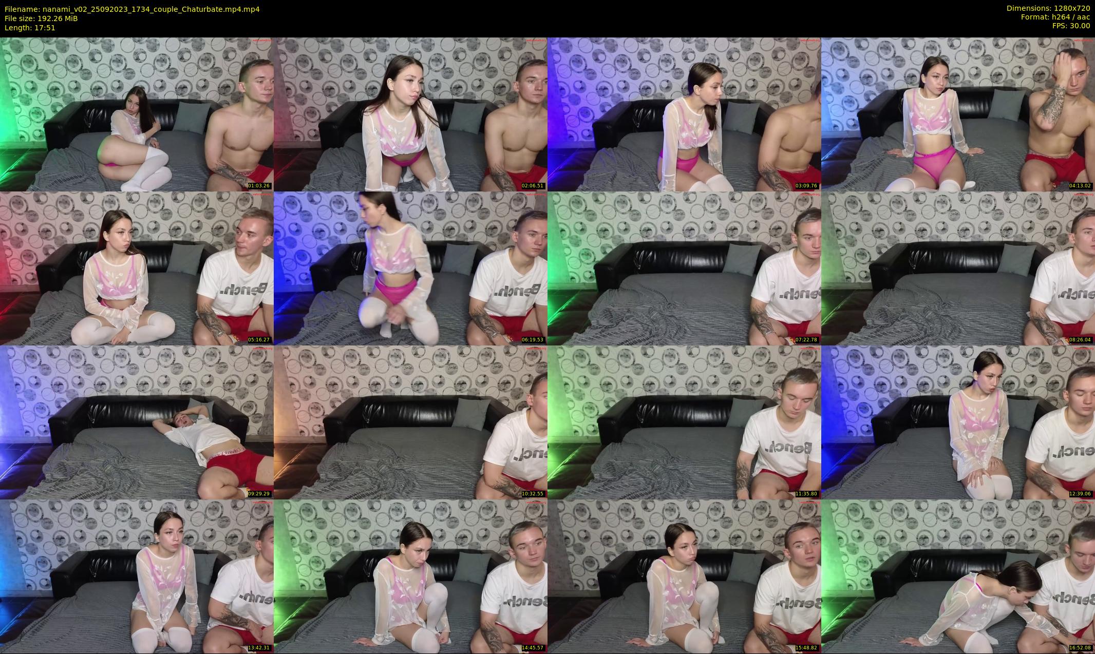 nanami_v02 — 18 minute Chaturbate couple cam show recording, 720p, Sep 25, 2023