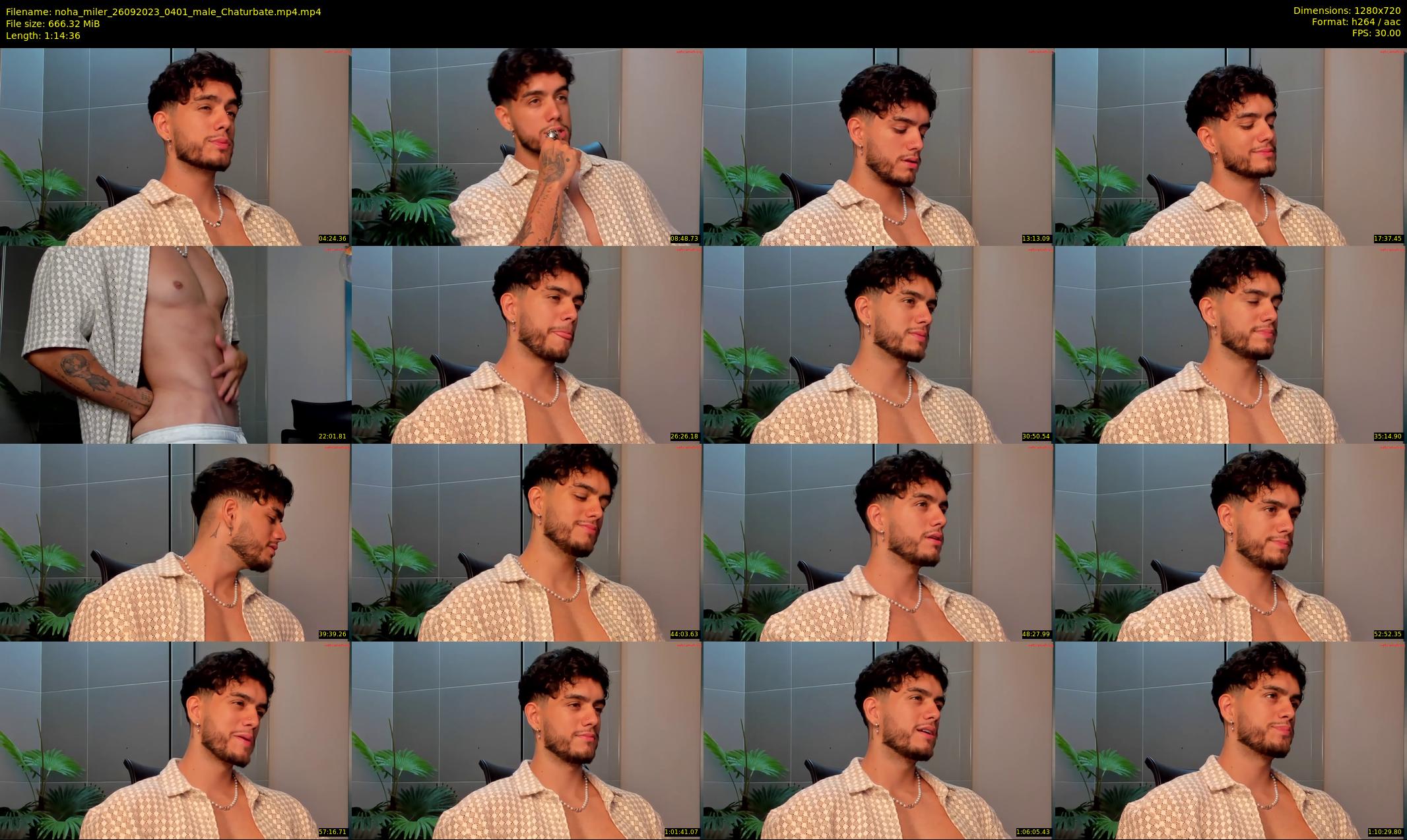 noha_miler — 75 minute Chaturbate male cam show recording, 720p, Sep 26, 2023