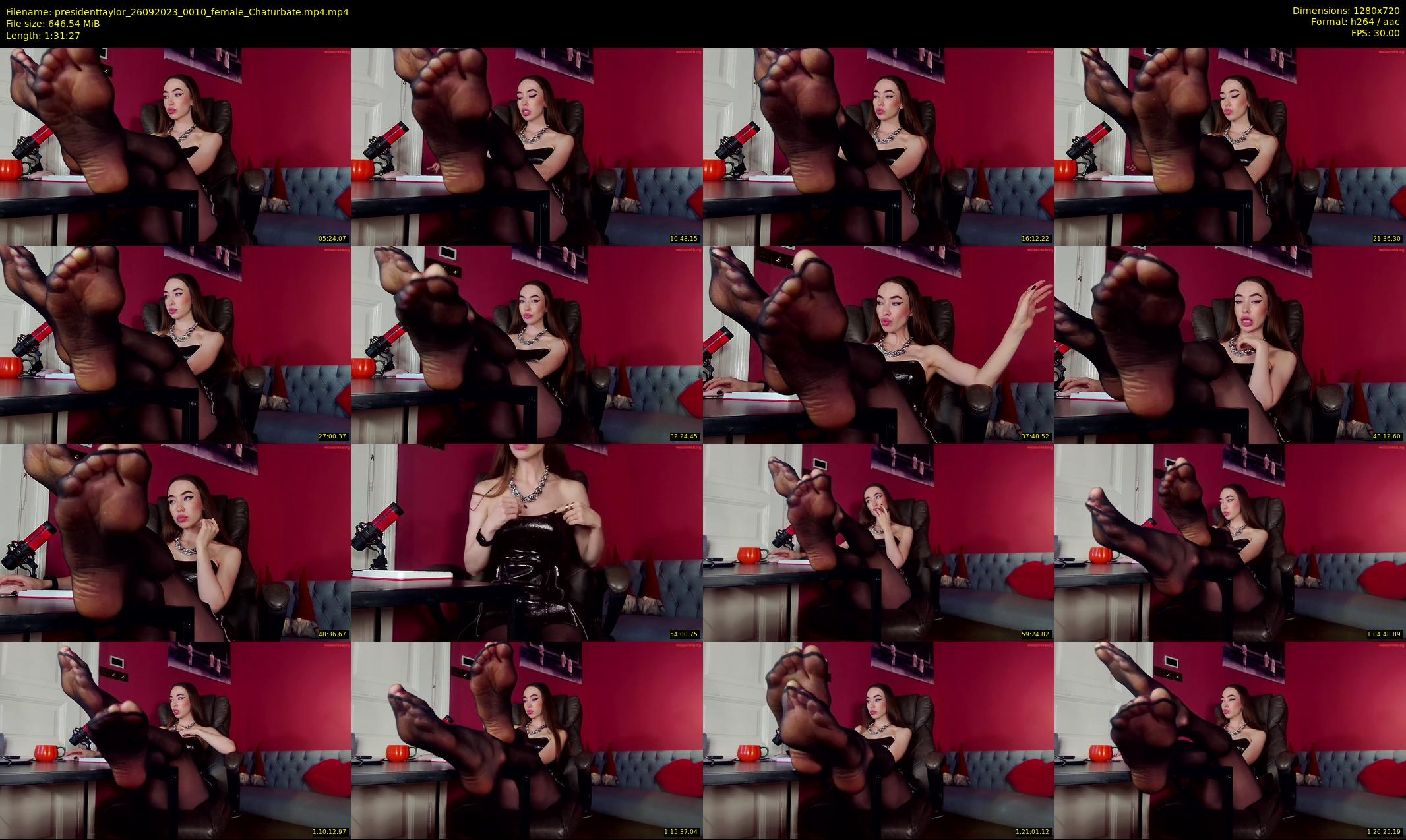 presidenttaylor — 92 minute Chaturbate female cam show recording, 720p, Sep 26, 2023