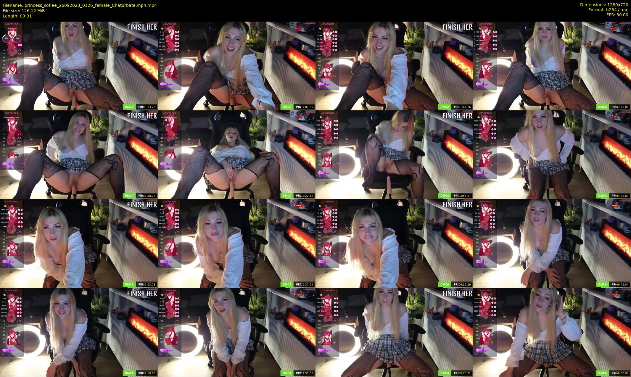 princess_sofiee — 10 minute Chaturbate female cam show recording, 720p, Sep 26, 2023