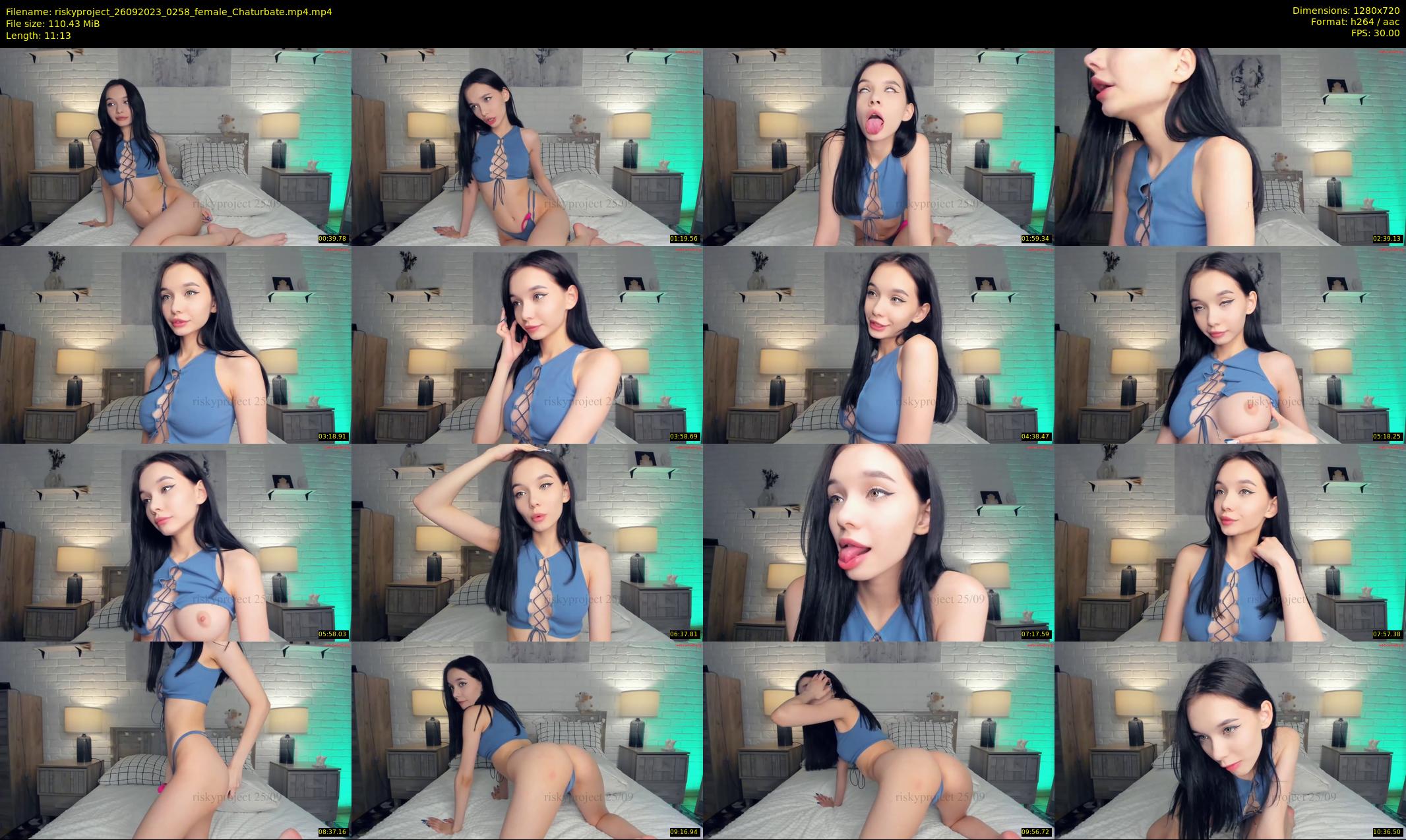 riskyproject — 12 minute Chaturbate couple cam show recording, 720p, Sep 26, 2023
