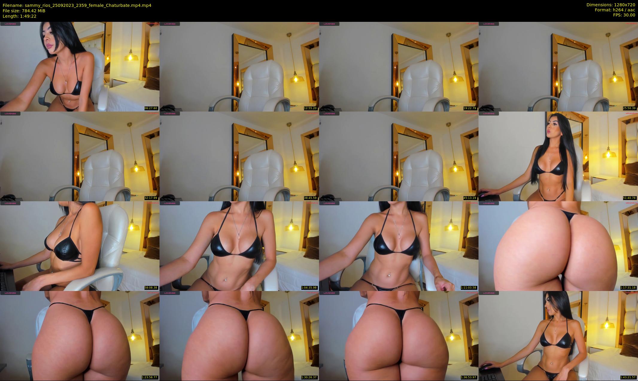 sammy_rios — 110 minute Chaturbate female cam show recording, 720p, Sep 25, 2023