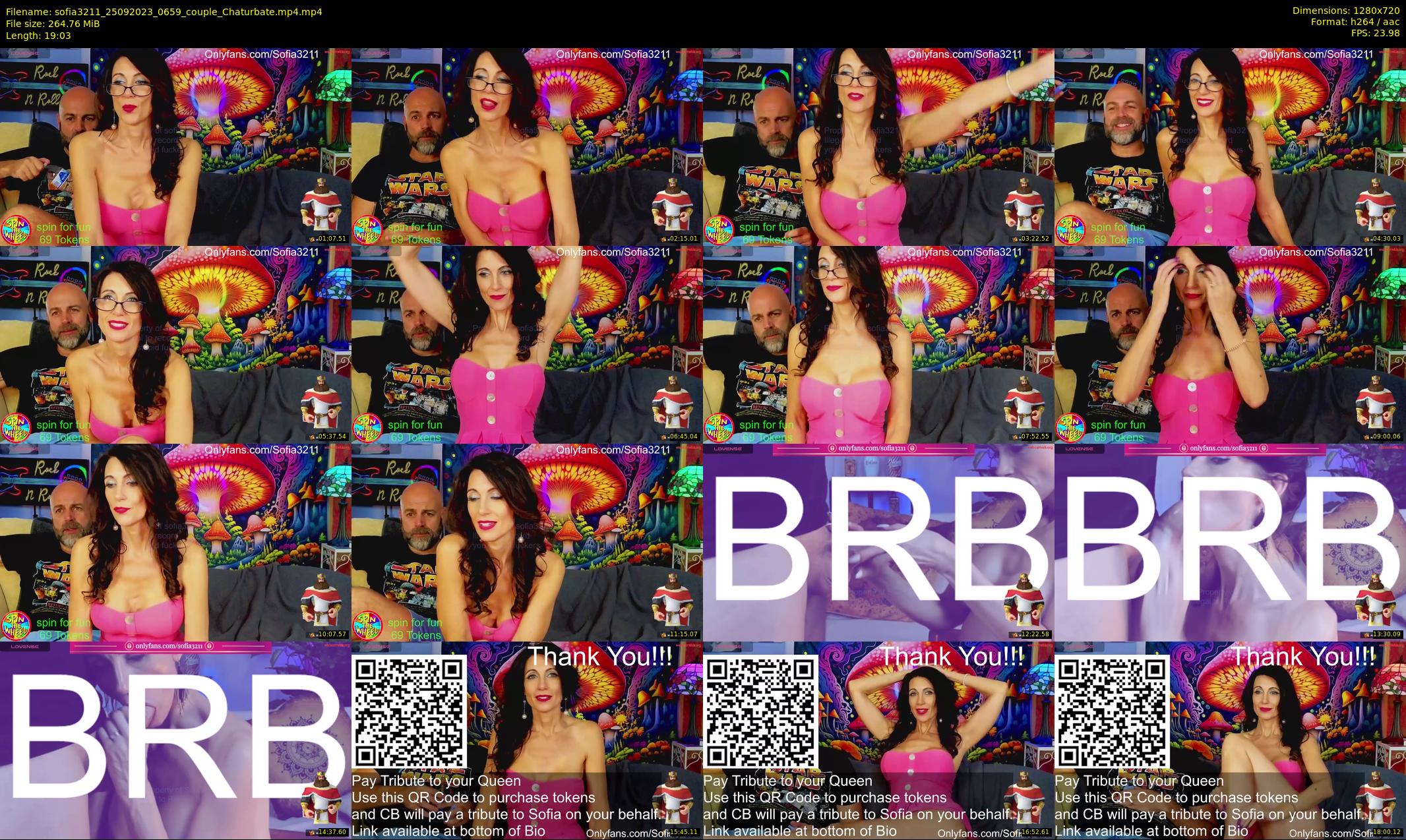 sofia3211 — 20 minute Chaturbate couple cam show recording, 720p, Sep 25, 2023