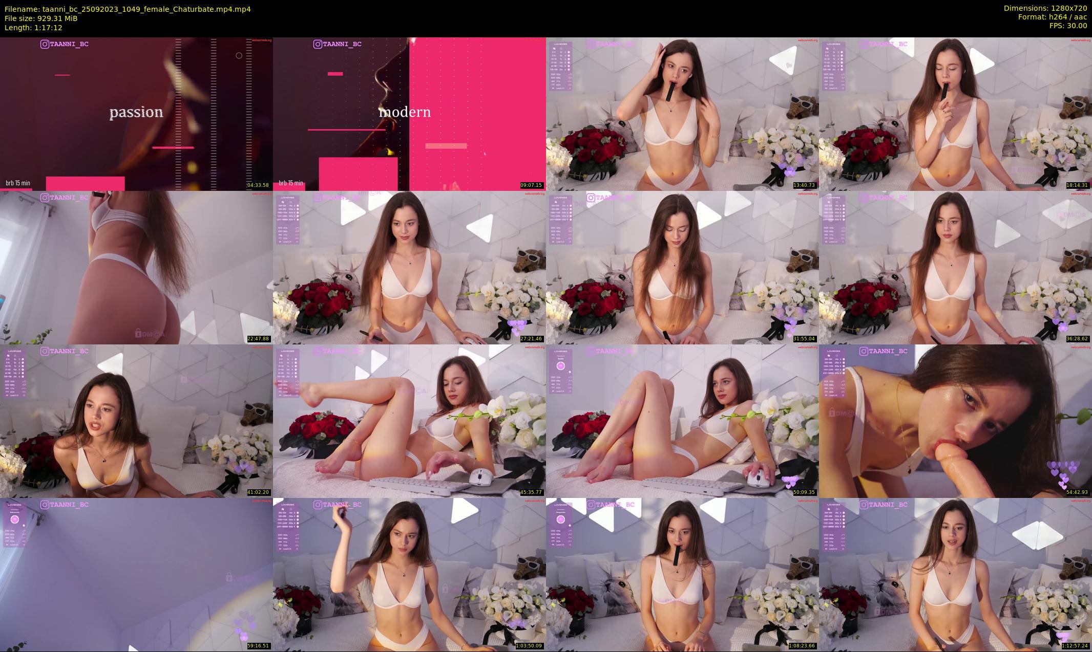 taanni_bc — 78 minute Chaturbate female cam show recording, 720p, Sep 25, 2023