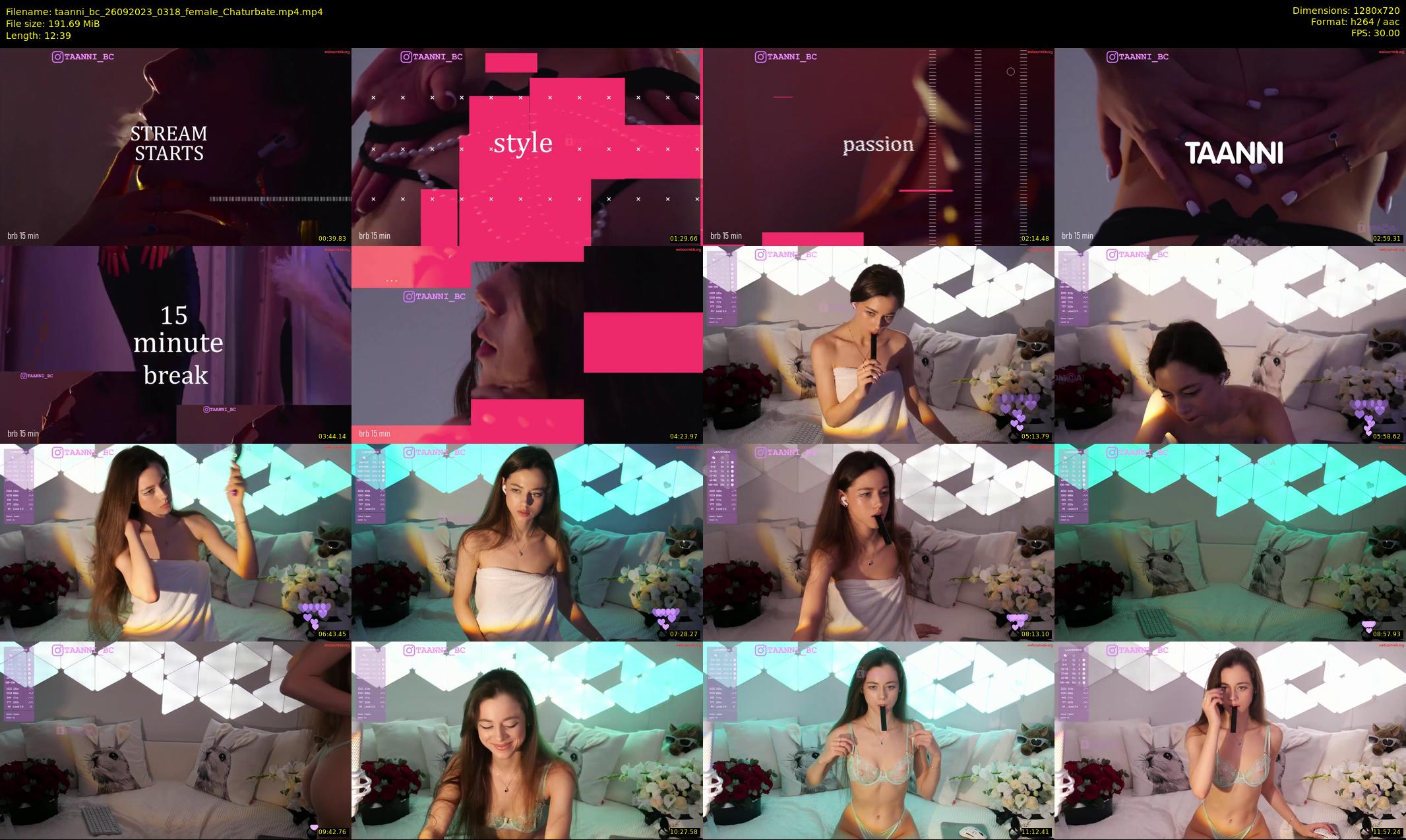taanni_bc — 13 minute Chaturbate female cam show recording, 720p, Sep 26, 2023