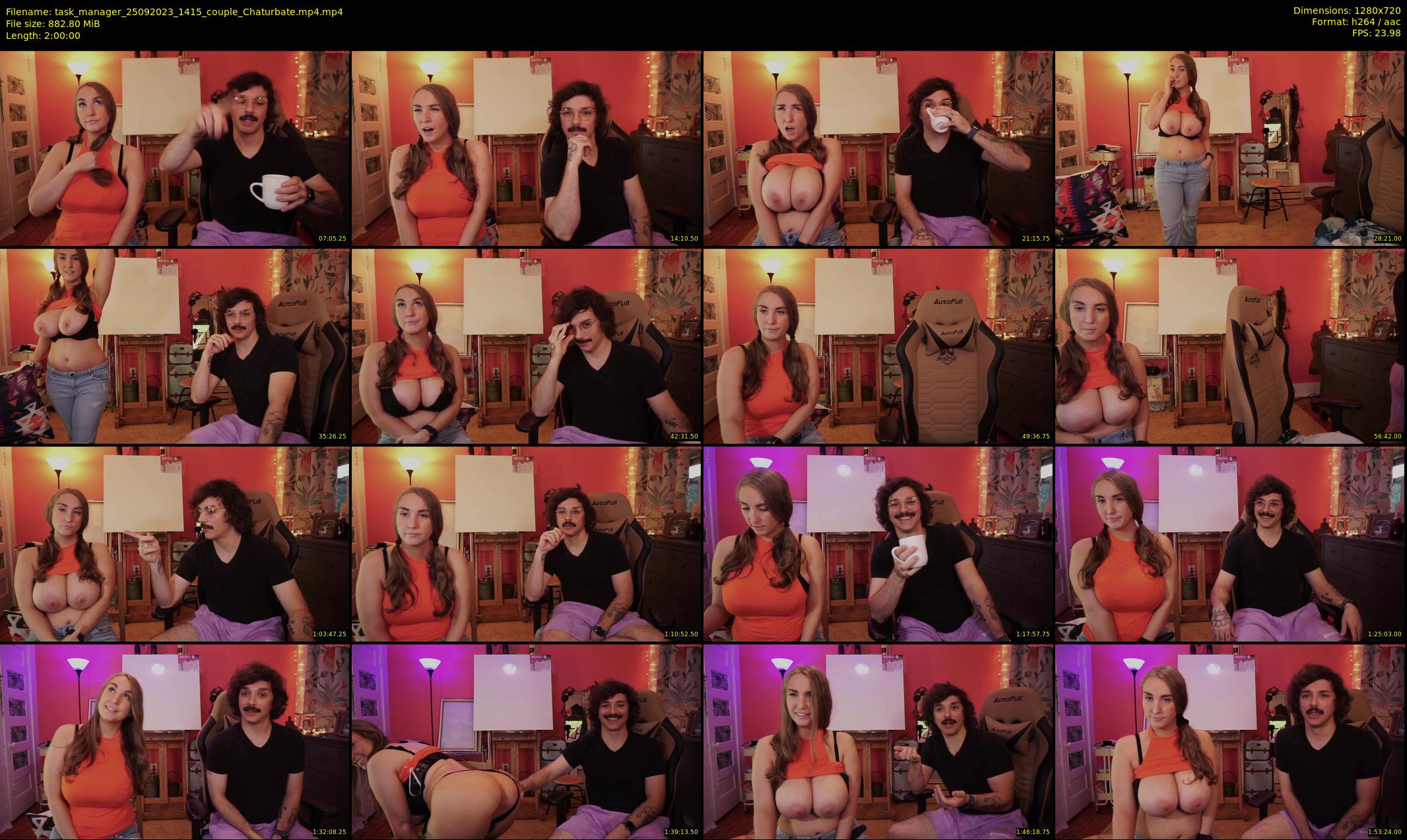 task_manager — 120 minute Chaturbate couple cam show recording, 720p, Sep 25, 2023
