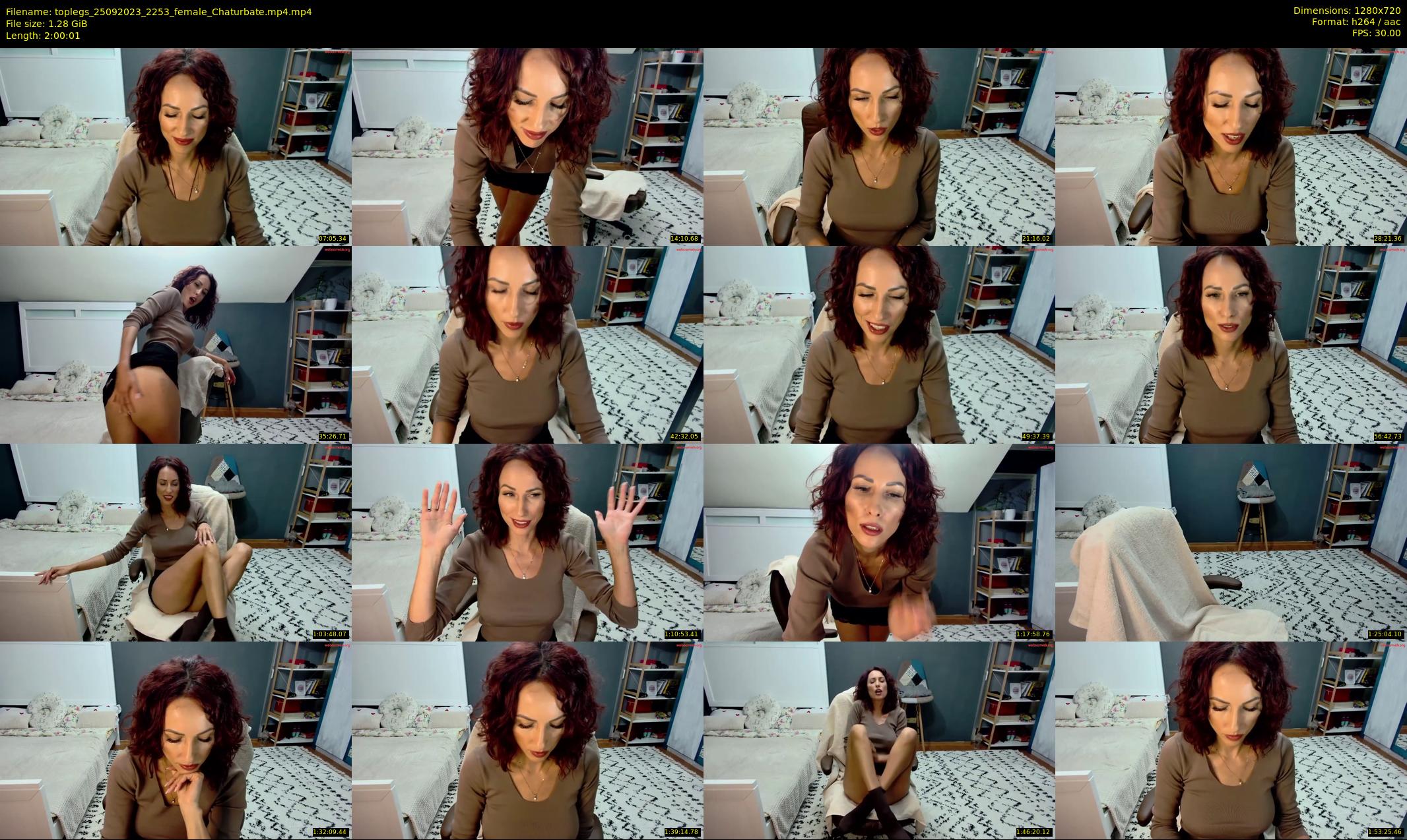 toplegs — 121 minute Chaturbate female cam show recording, 720p, Sep 25, 2023