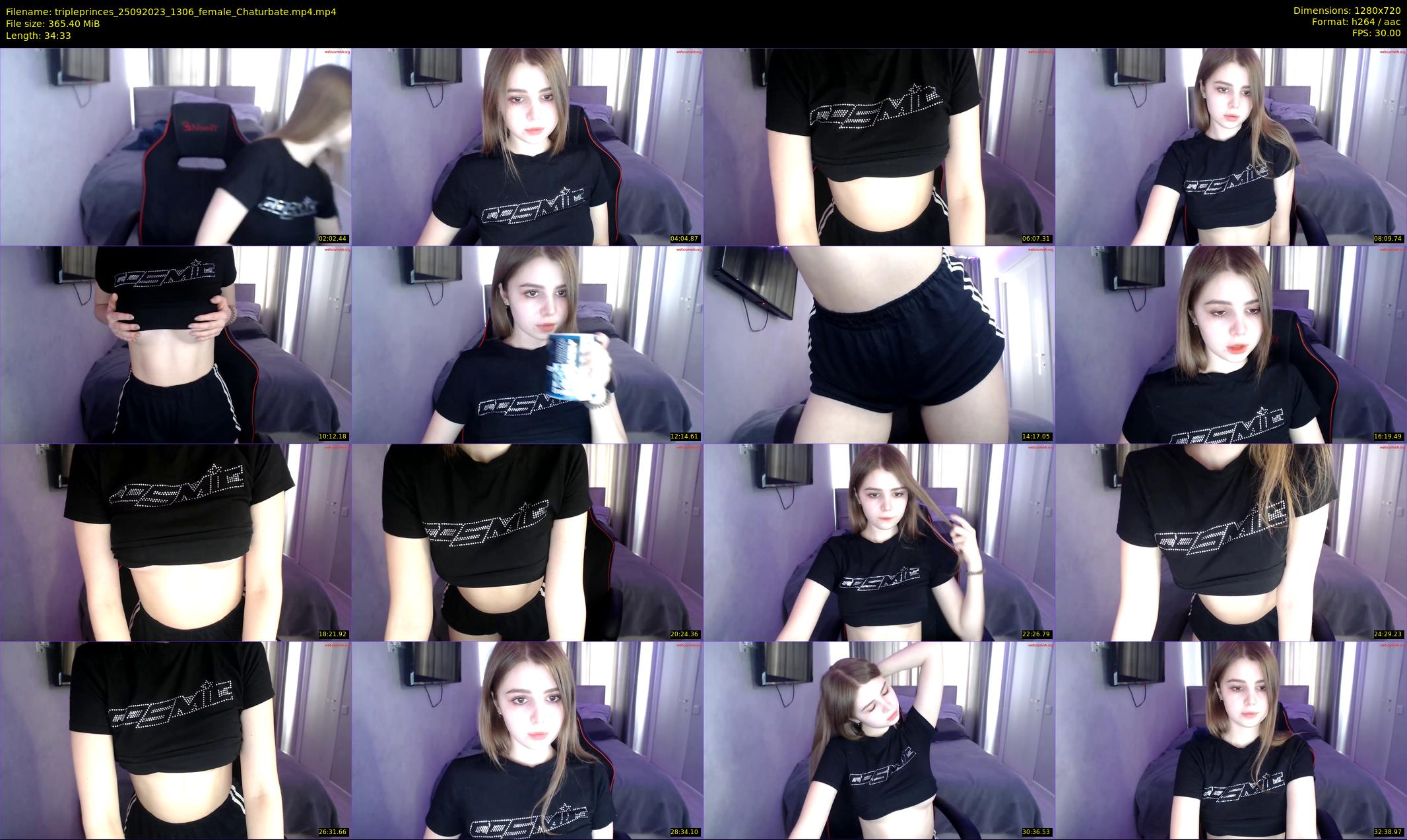 tripleprinces — 35 minute Chaturbate female cam show recording, 720p, Sep 25, 2023