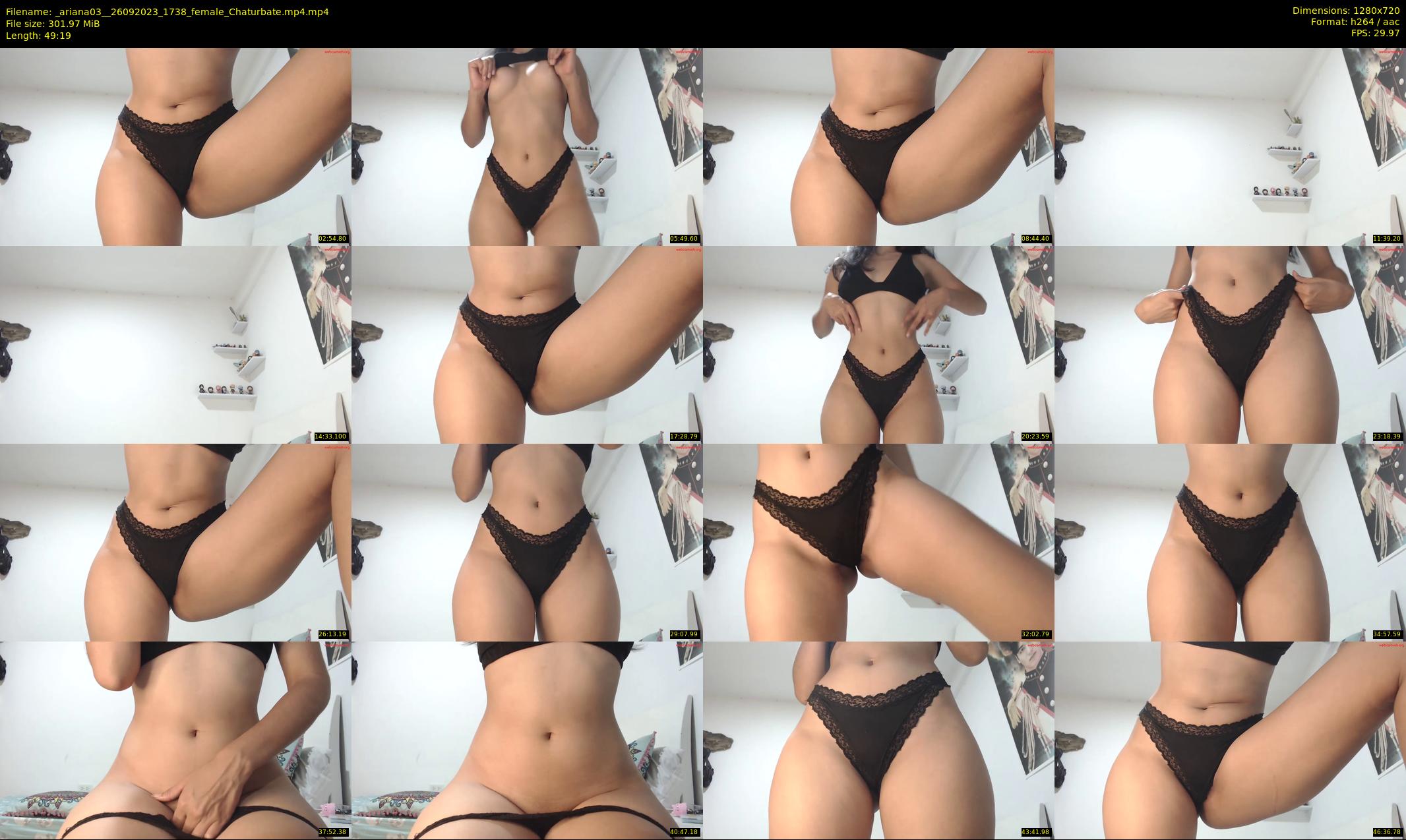 _ariana03_ — 50 minute Chaturbate female cam show recording, 720p, Sep 26, 2023