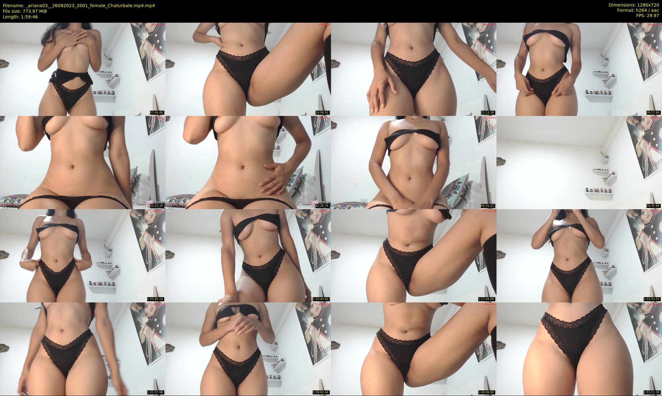 _ariana03_ — 120 minute Chaturbate female cam show recording, 720p, Sep 26, 2023