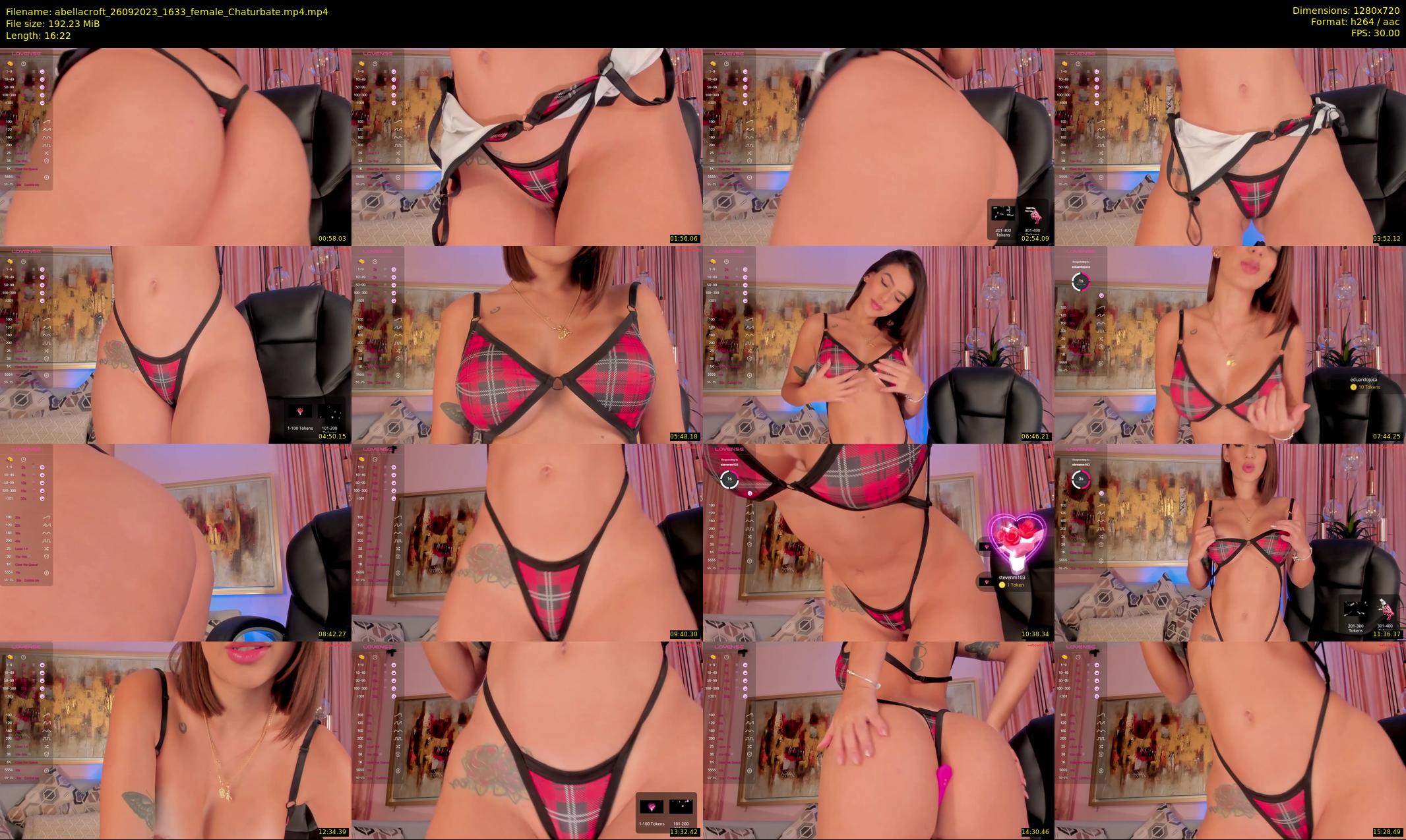 abellacroft — 17 minute Chaturbate female cam show recording, 720p, Sep 26, 2023
