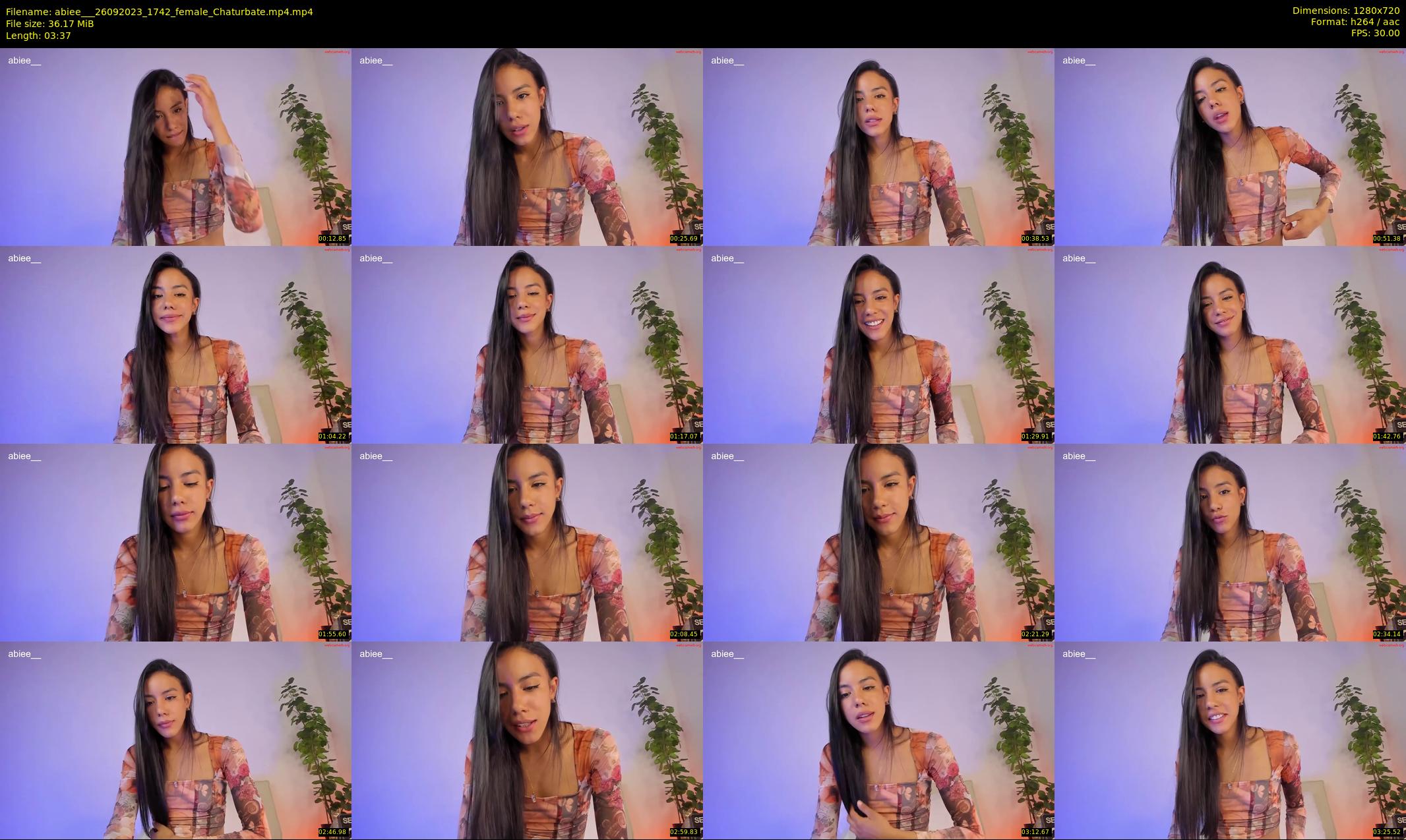 abiee__ — 4 minute Chaturbate female cam show recording, 720p, Sep 26, 2023
