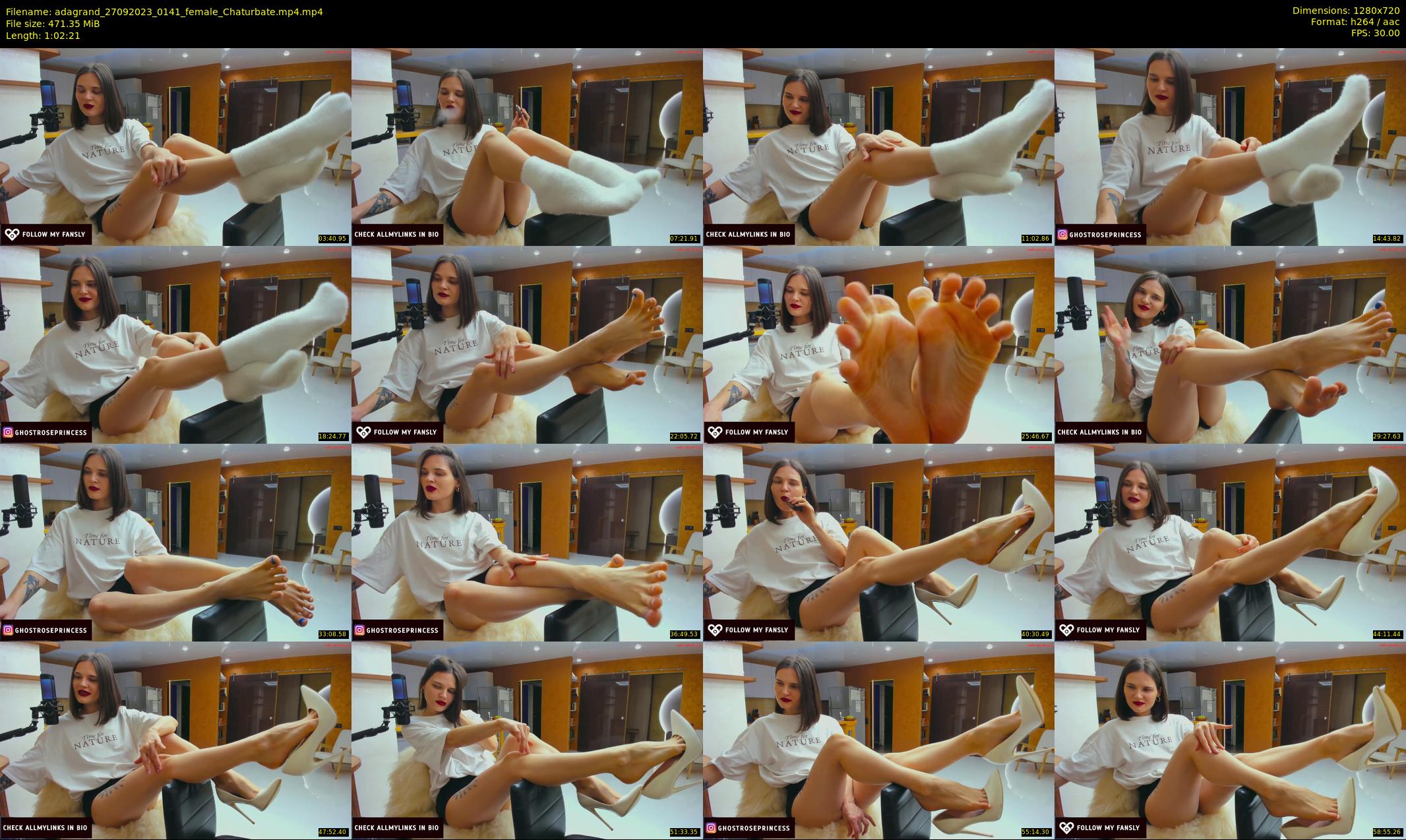 adagrand — 63 minute Chaturbate female cam show recording, 720p, Sep 27, 2023
